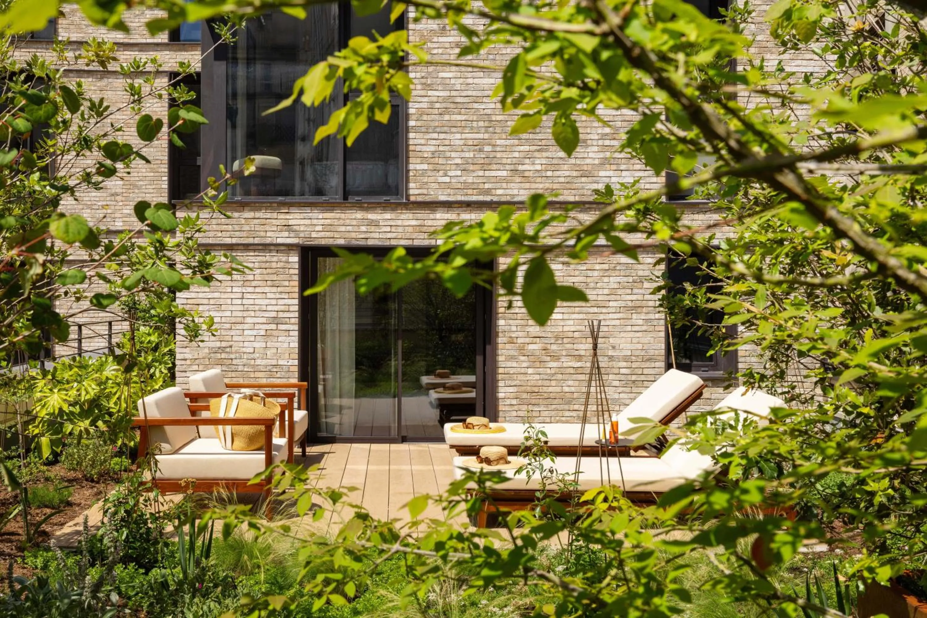 Patio in Belinda Hôtel & Spa