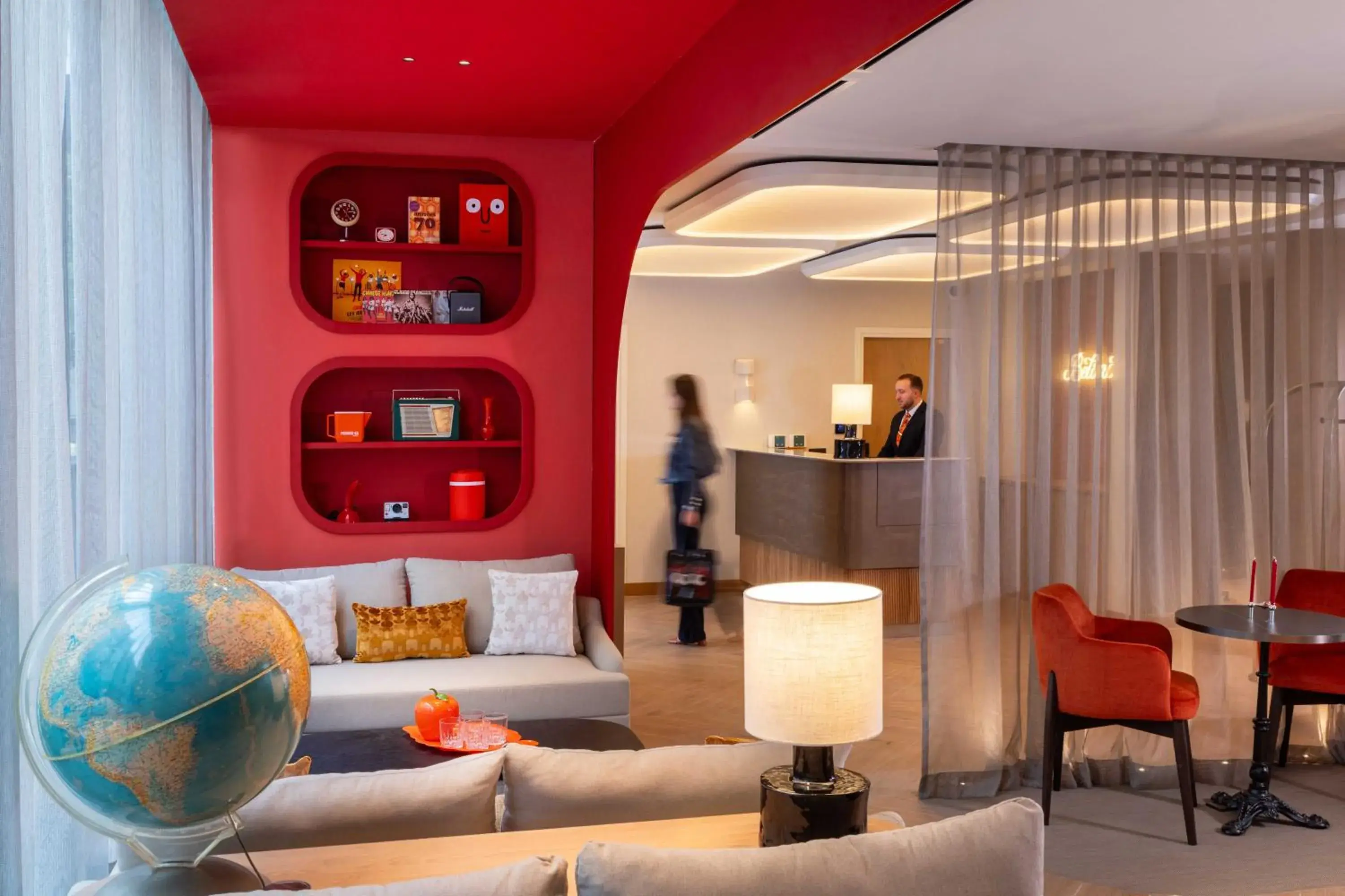 Lobby or reception in Belinda Hôtel & Spa Lobby or reception in Belinda Hôtel & Spa