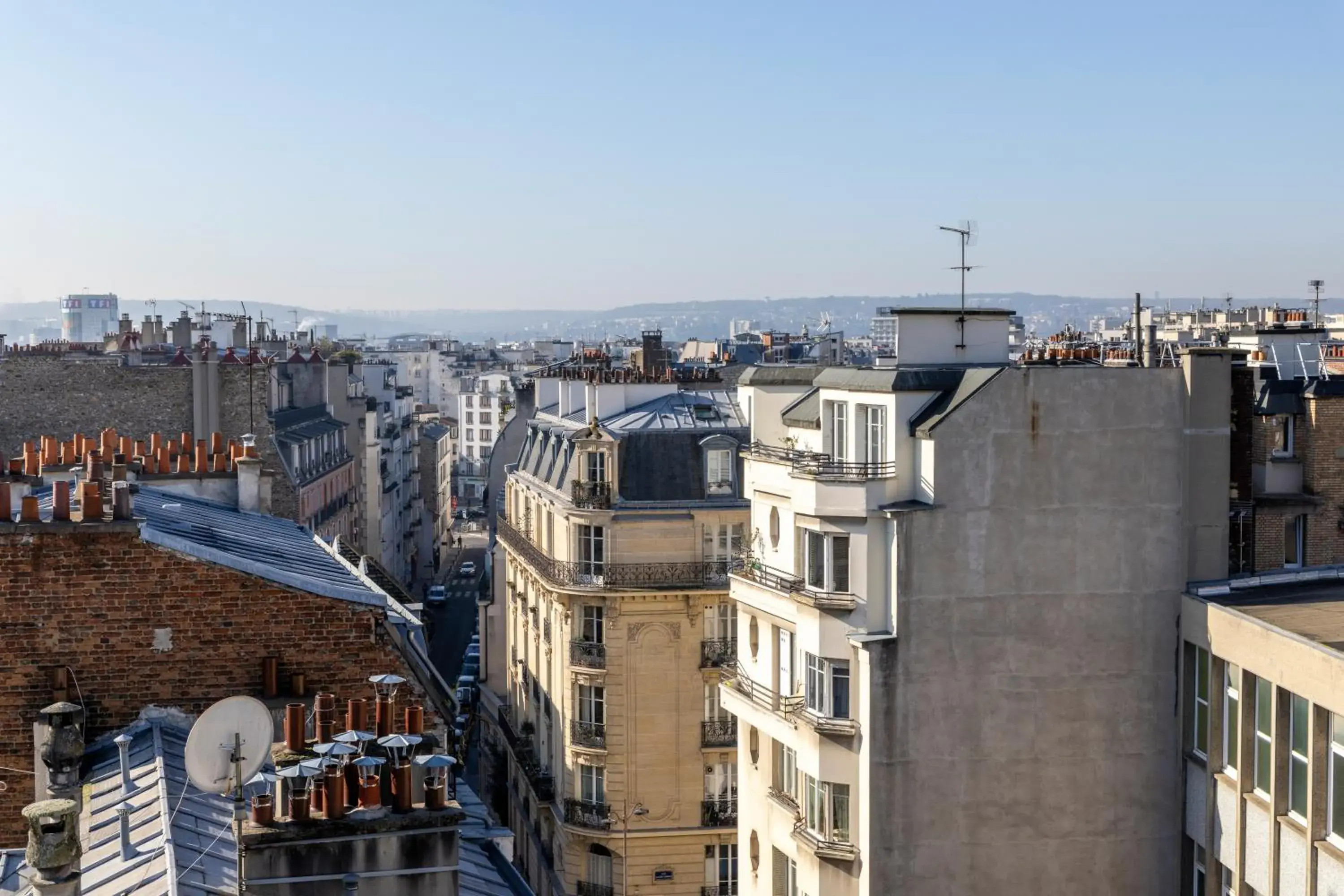 City view in Belinda Hôtel & Spa City view in Belinda Hôtel & Spa