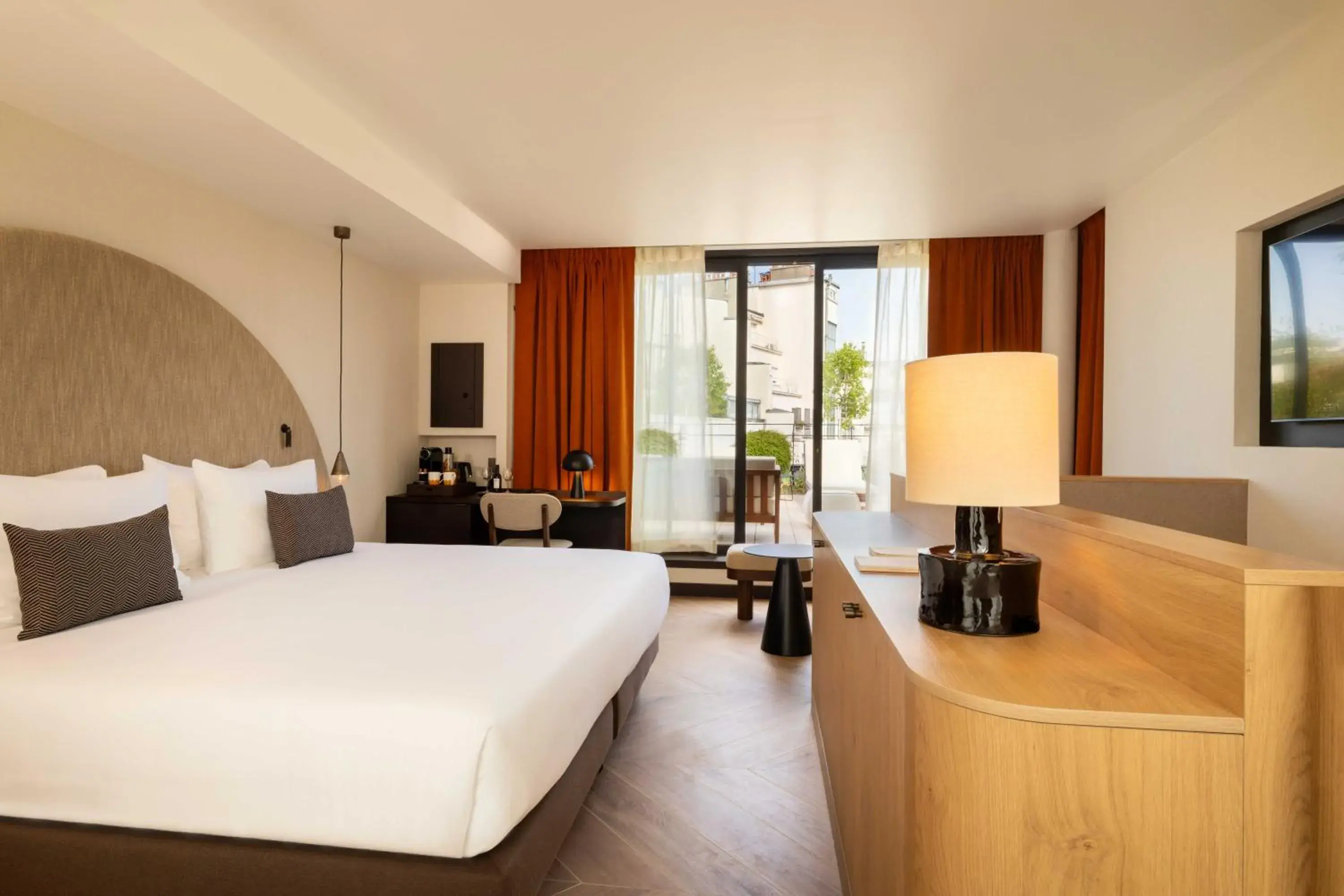 Bedroom, Bed in Belinda Hôtel & Spa Bedroom, Bed in Belinda Hôtel & Spa