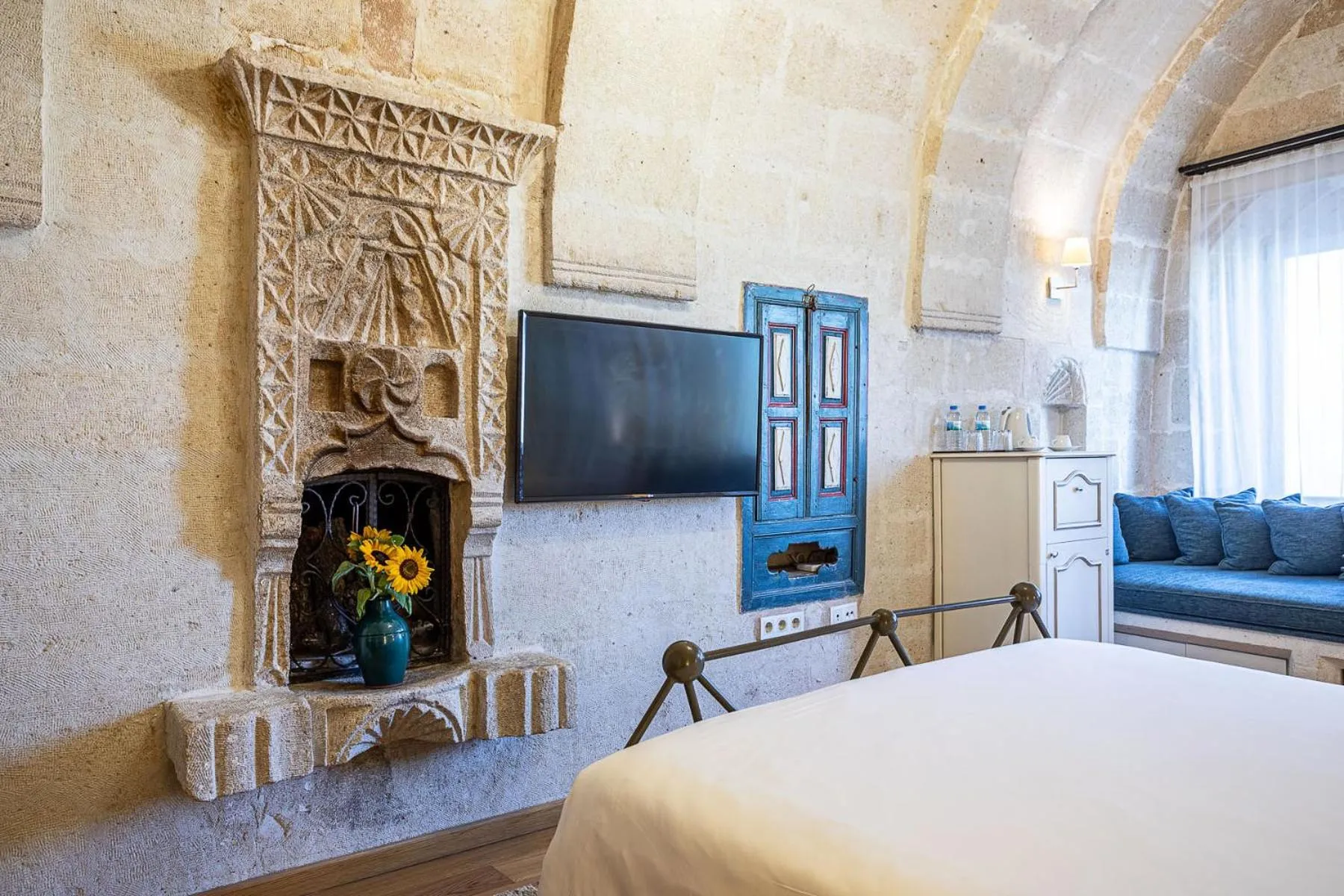 Bedroom, Bed in Exedra Cappadocia