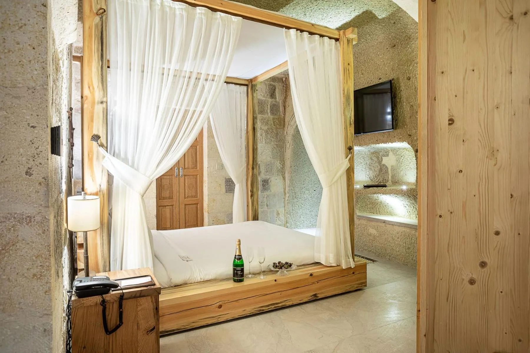 Bedroom, Bed in Exedra Cappadocia