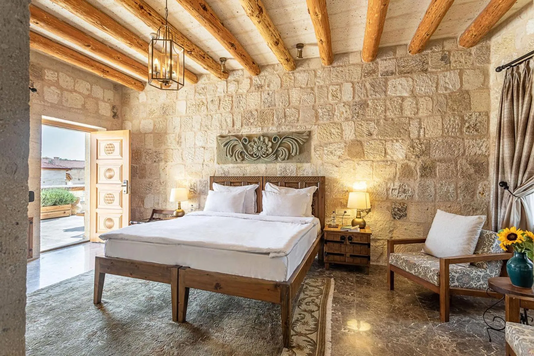Bedroom, Bed in Exedra Cappadocia