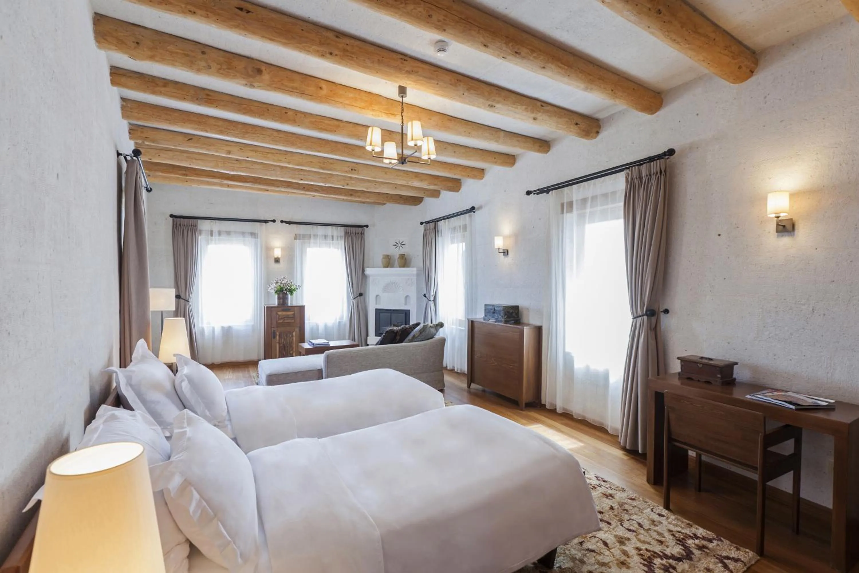 Bedroom, Bed in Exedra Cappadocia