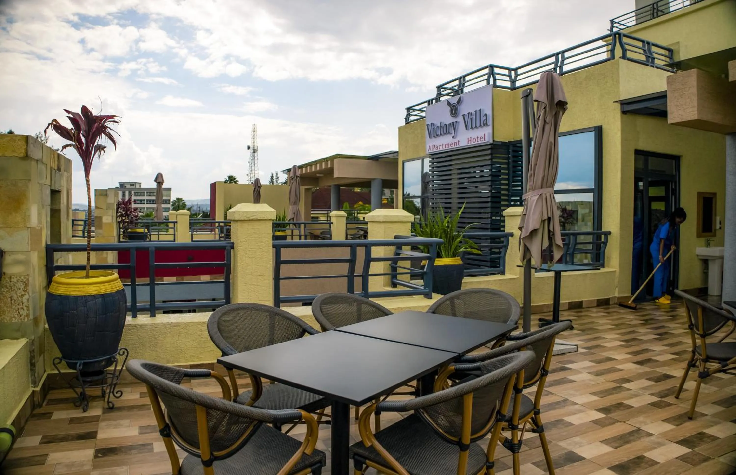 Seating area in Victory Villa Apartment hotel