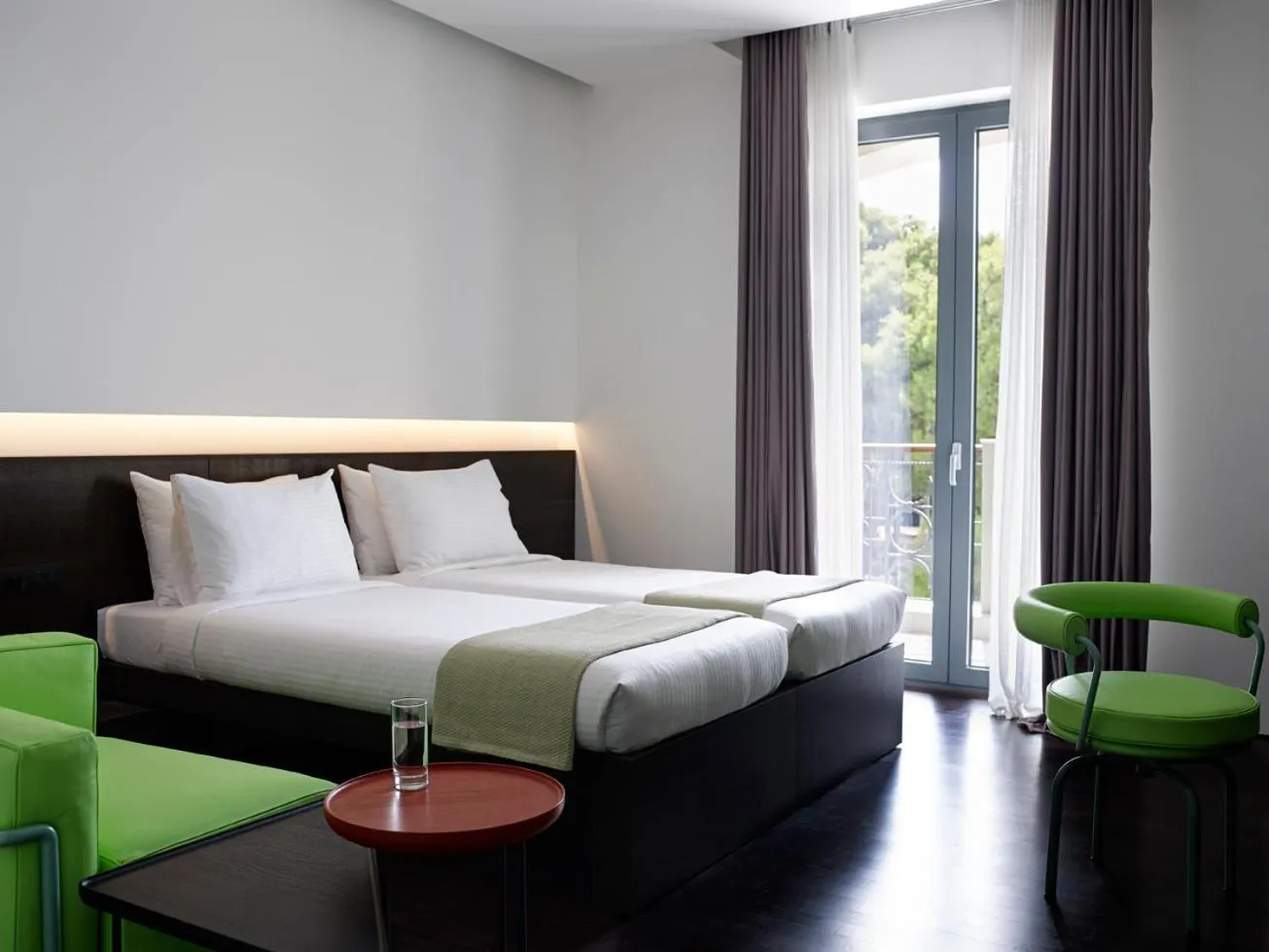 Bed in Domotel Kastri