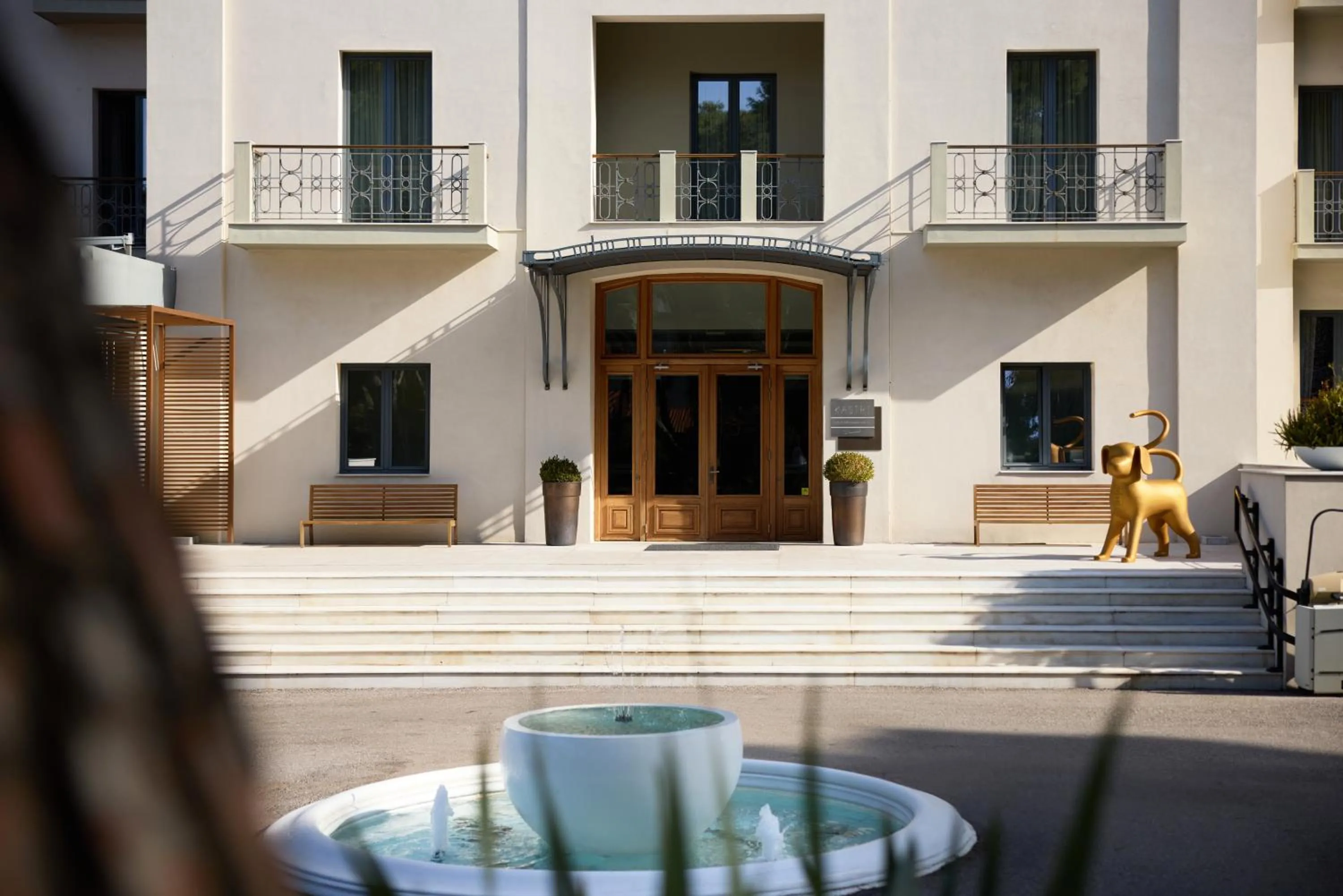 Facade/entrance in Domotel Kastri