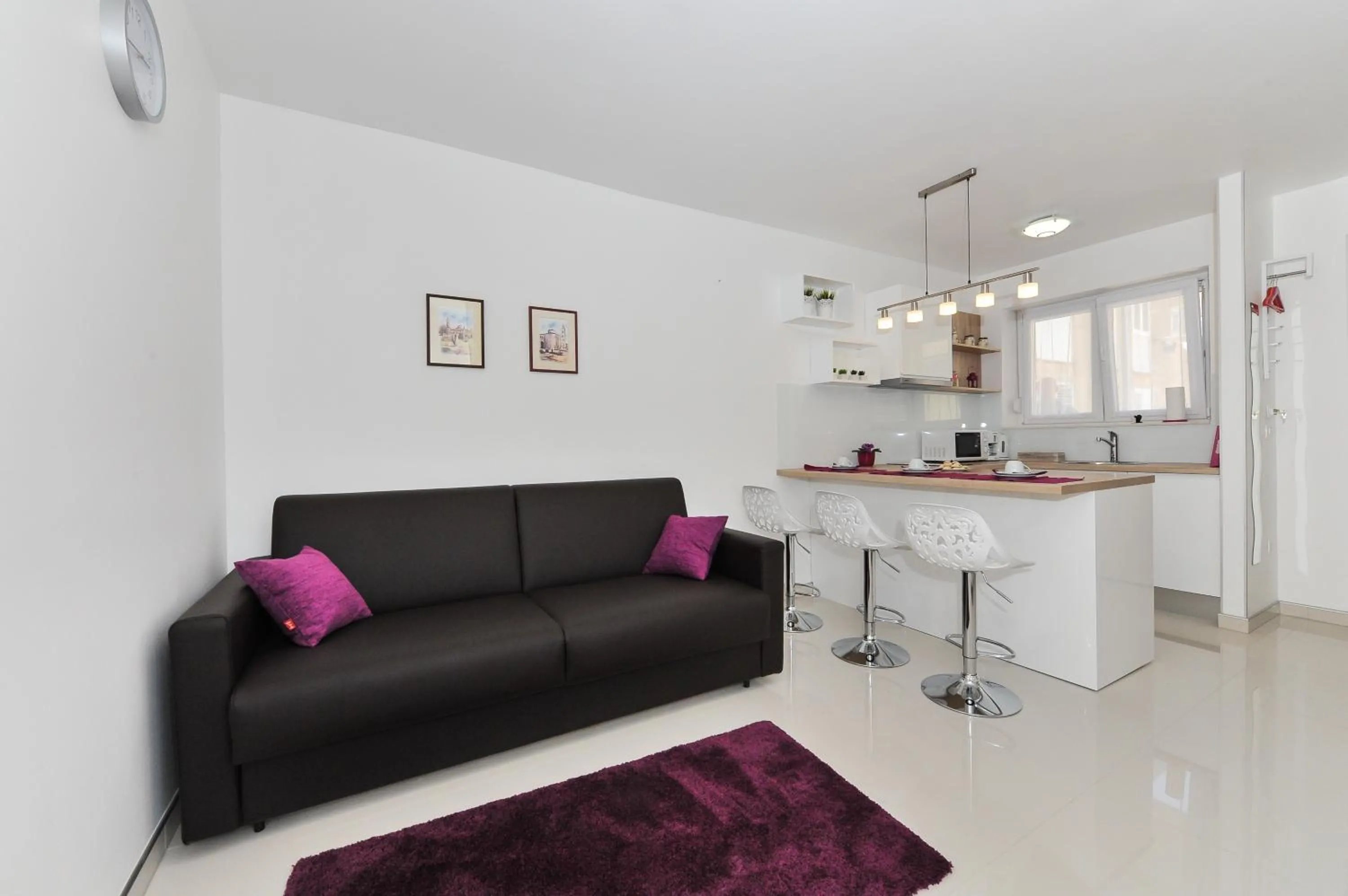 Kitchen or kitchenette in Luka Residence Apartments