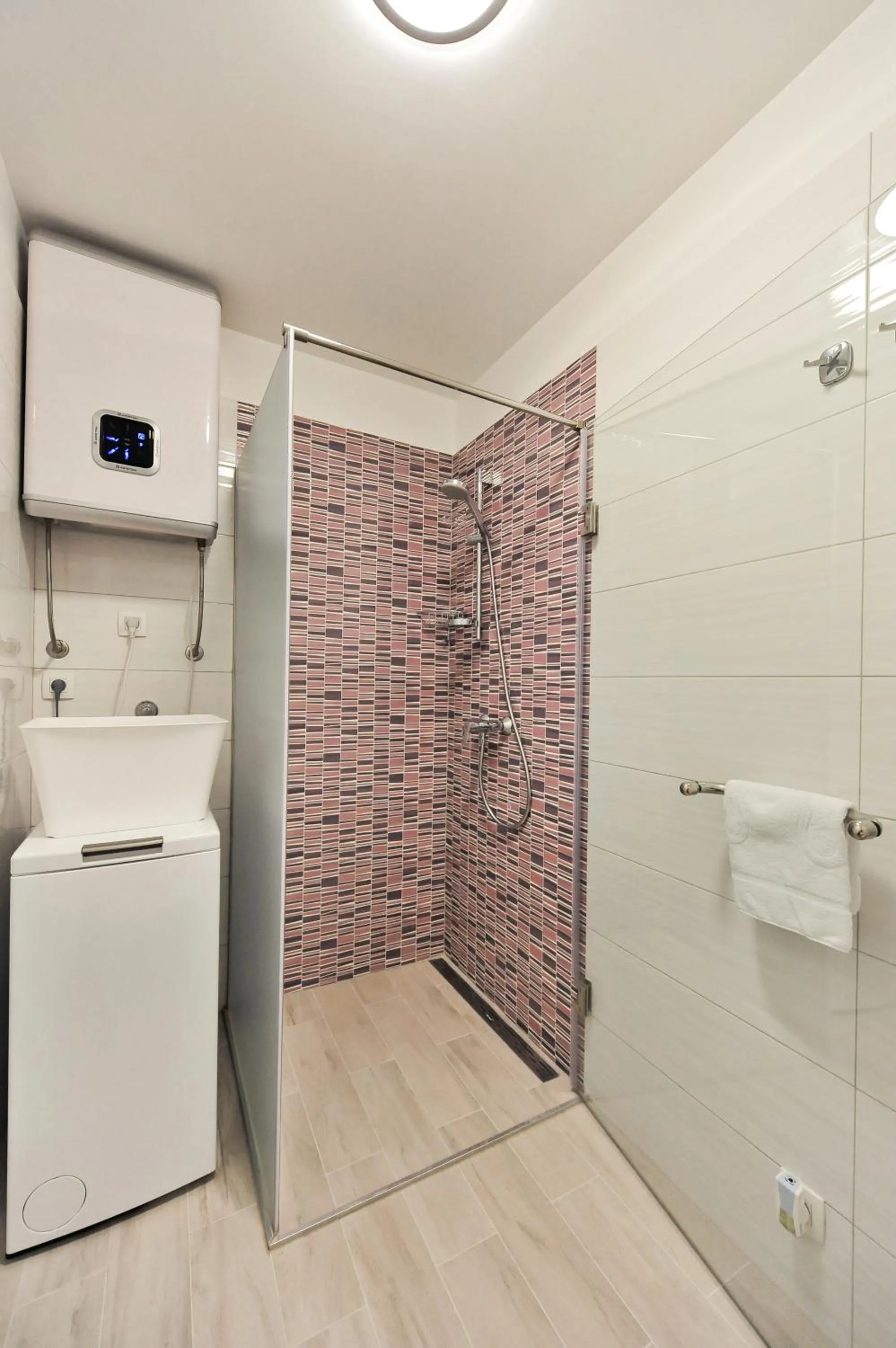 Shower in Luka Residence Apartments