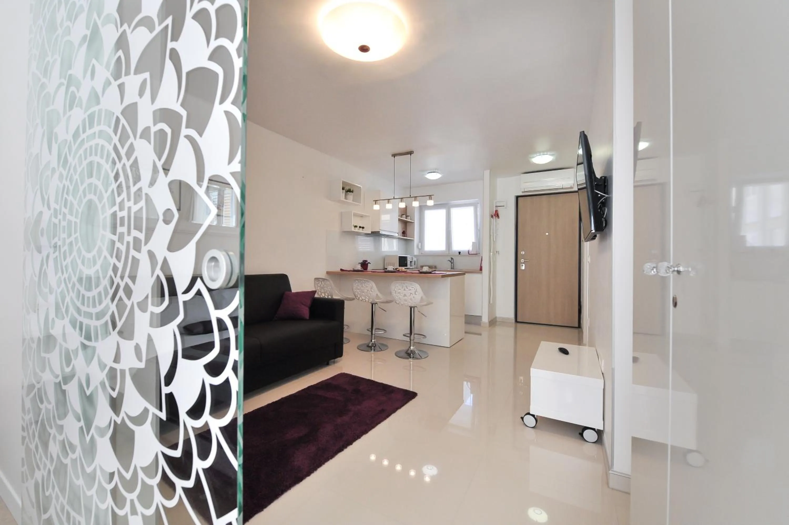 Living room in Luka Residence Apartments