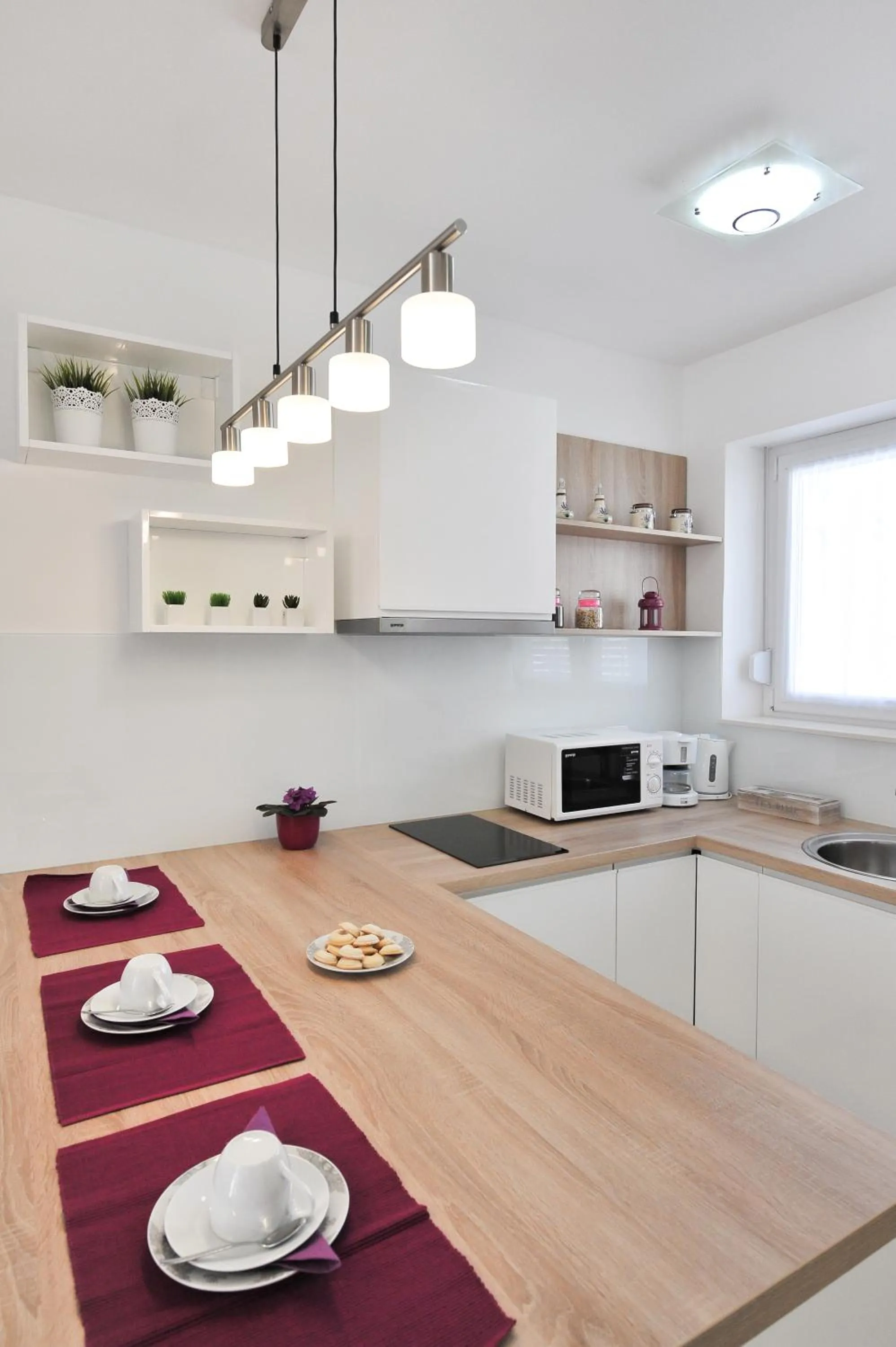Kitchen or kitchenette in Luka Residence Apartments