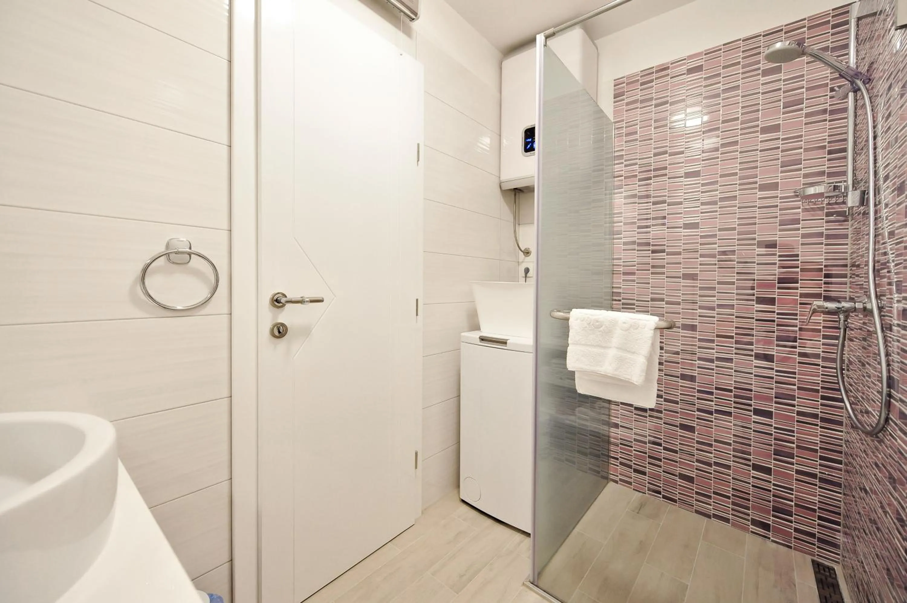Shower in Luka Residence Apartments