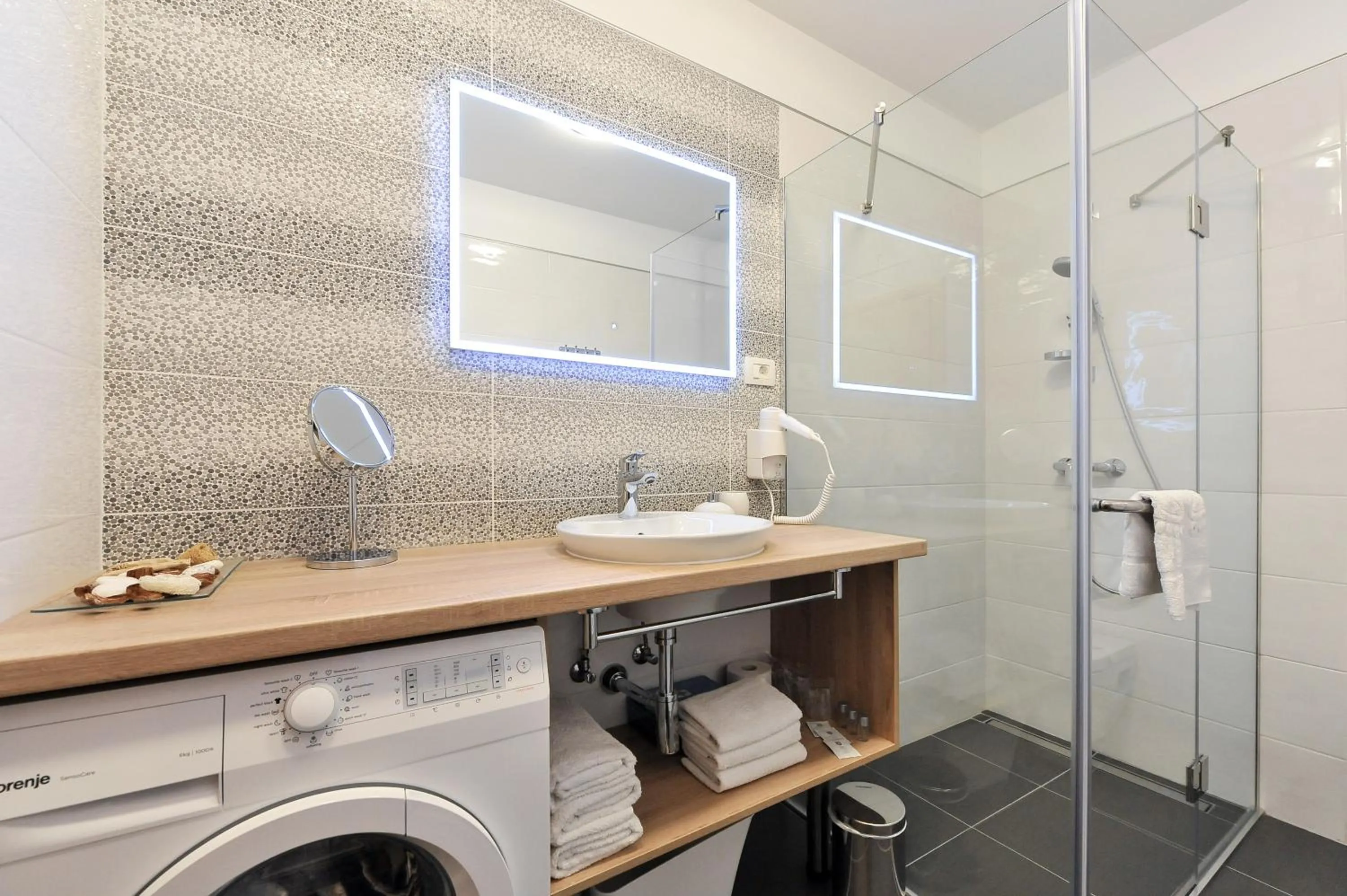 Shower in Luka Residence Apartments