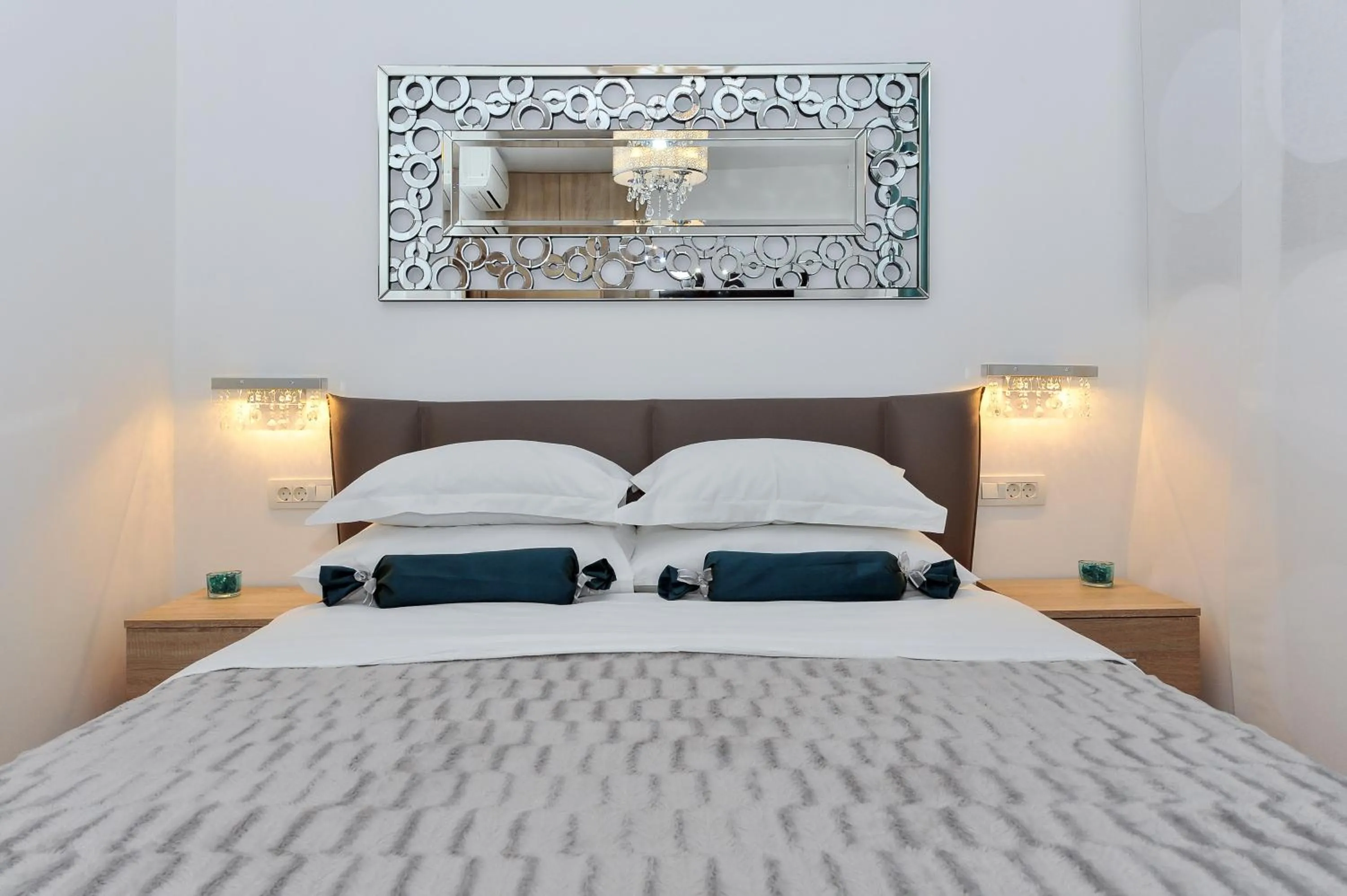 Bed in Luka Residence Apartments