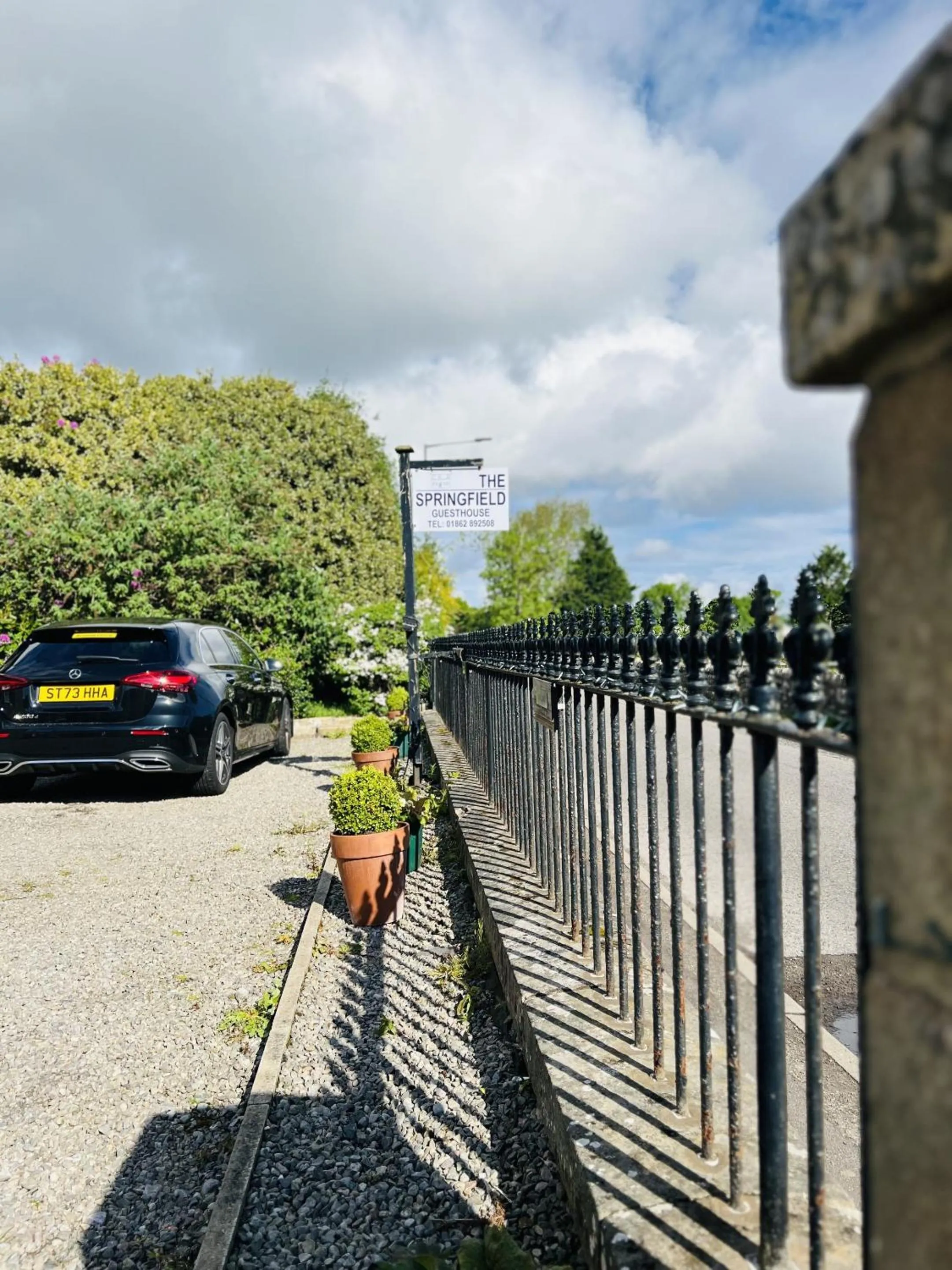 Garden in Springfield guest house