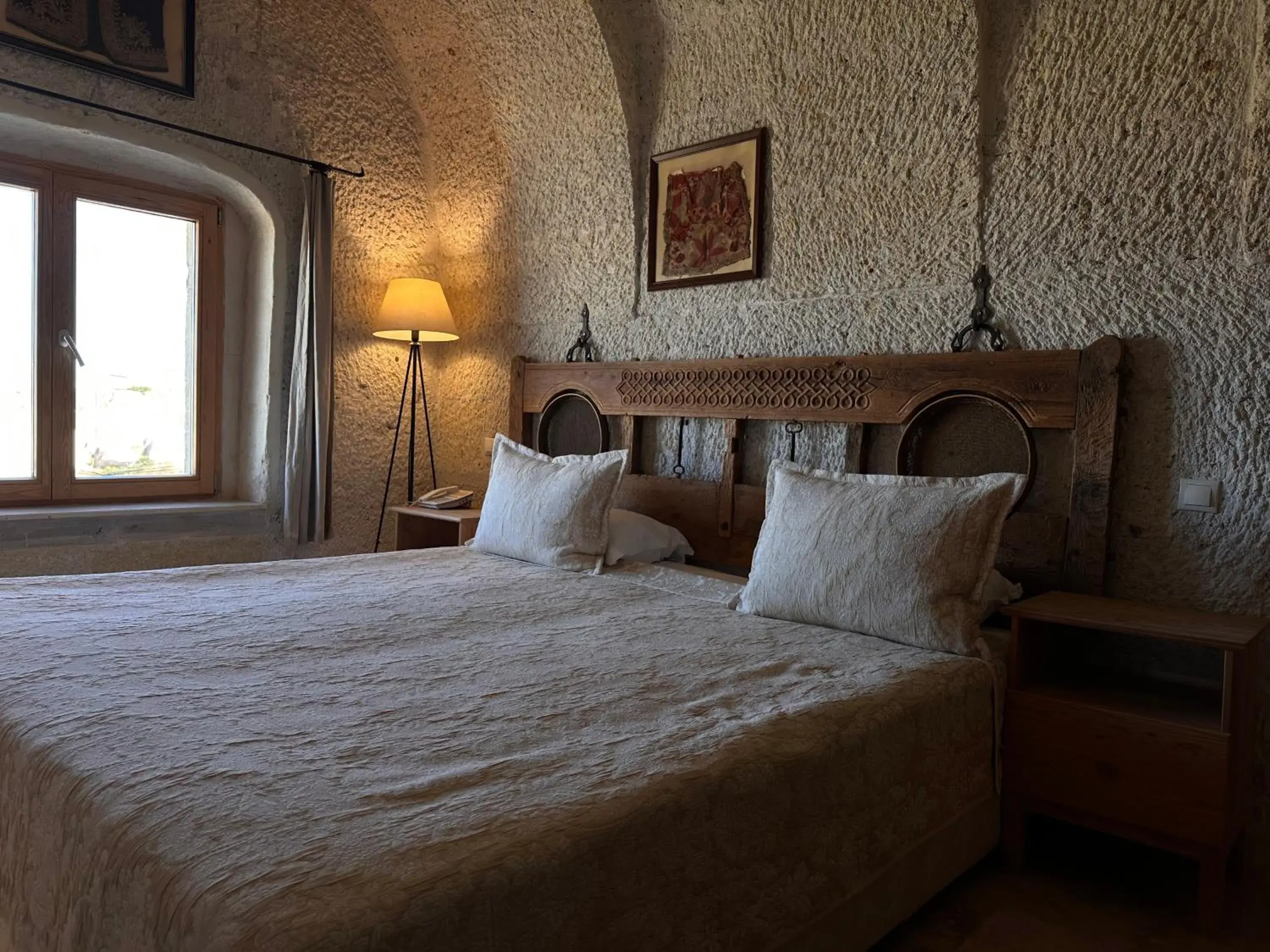 Bed in Kistar Cave Hotel Bed in Kistar Cave Hotel