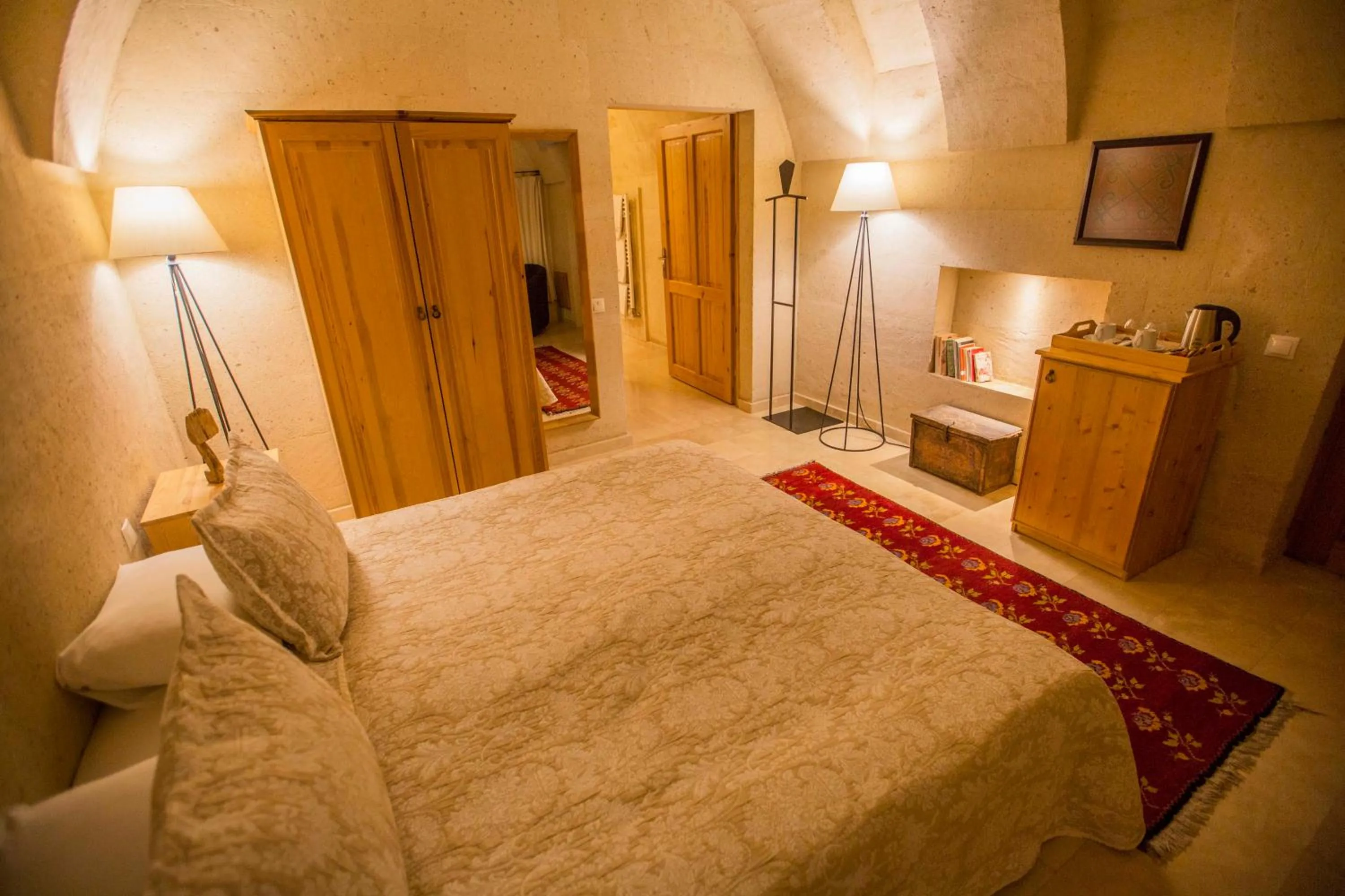 Garden, Bed in Kistar Cave Hotel