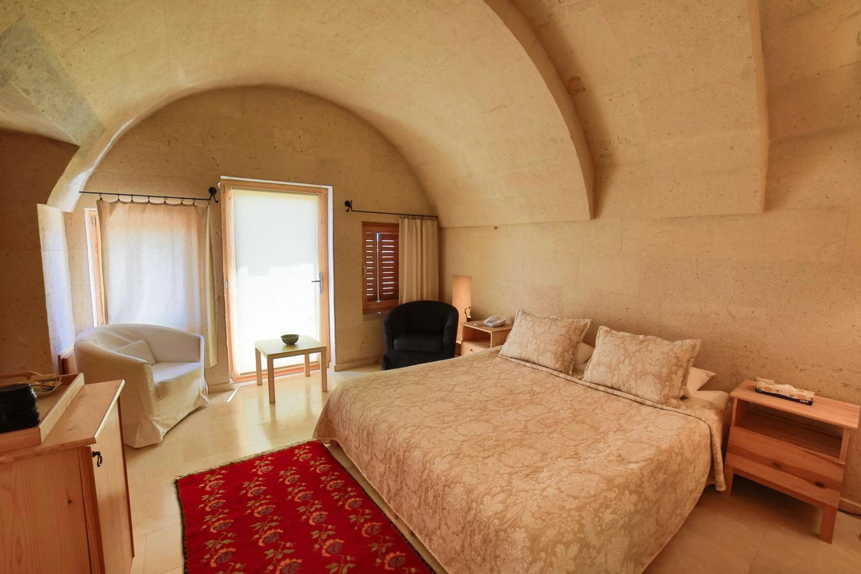 Garden, Bed in Kistar Cave Hotel