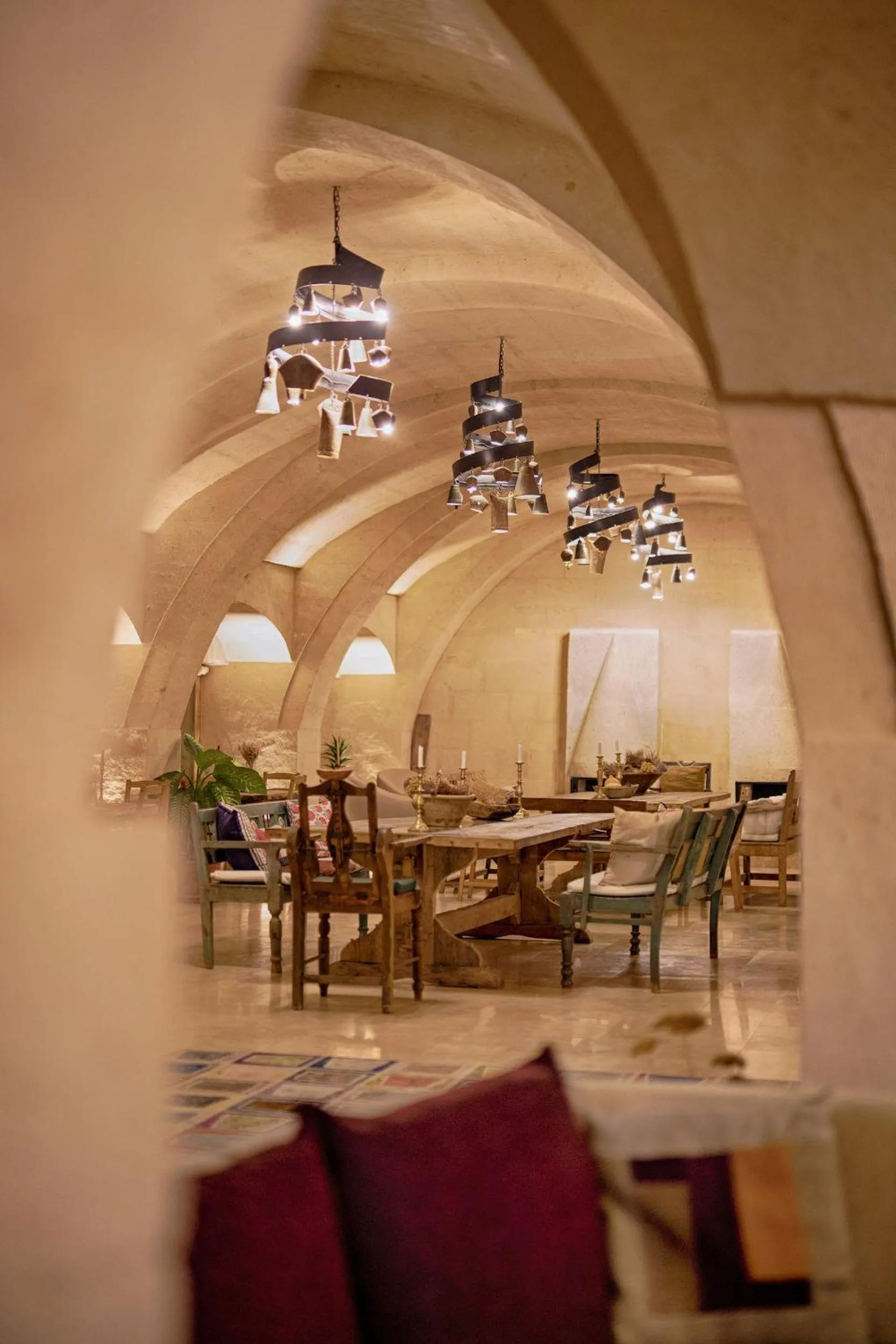 Decorative detail in Kistar Cave Hotel