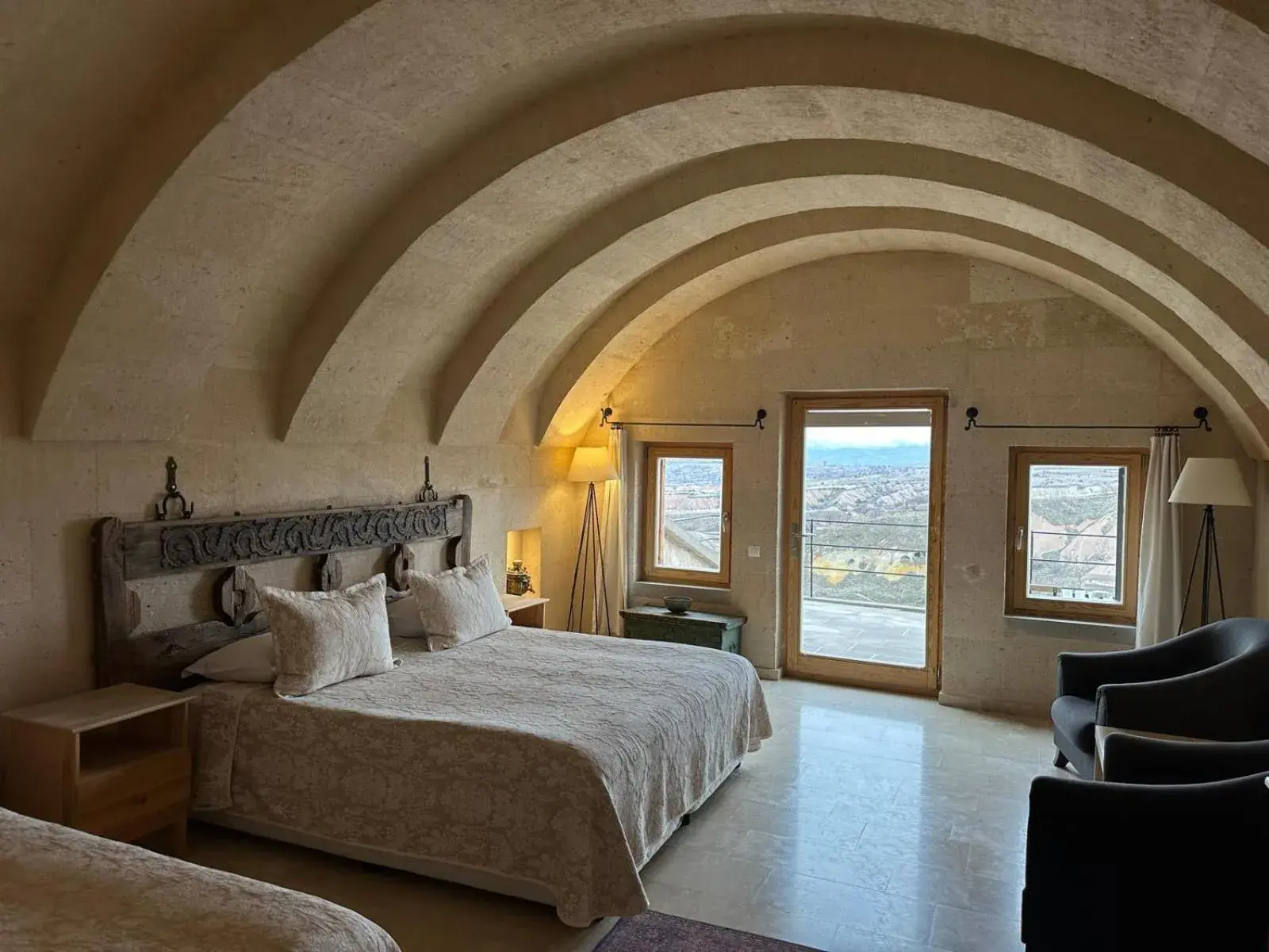 Bed in Kistar Cave Hotel Bed in Kistar Cave Hotel