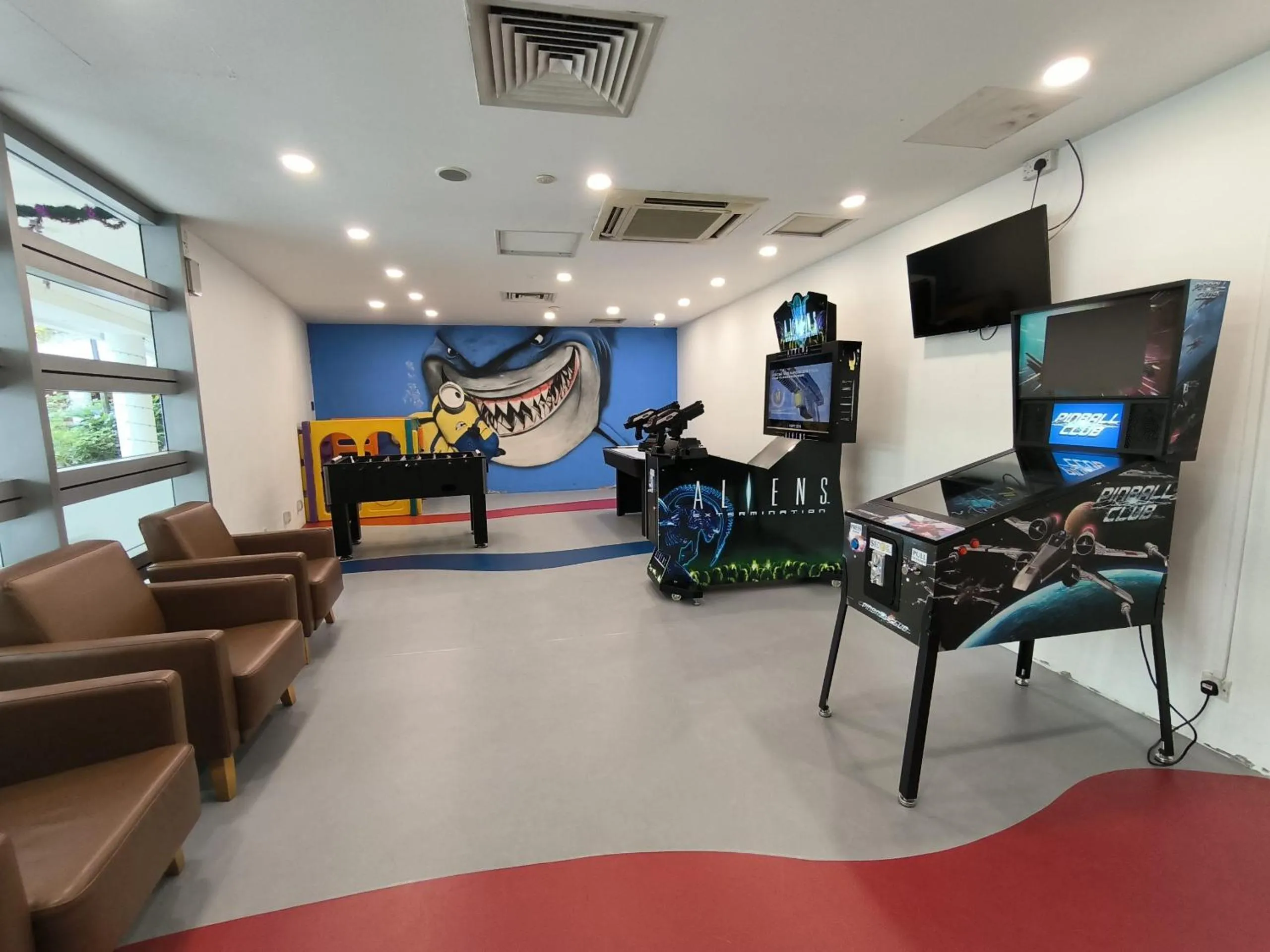 Game Room in Republic of Singapore Yacht Club