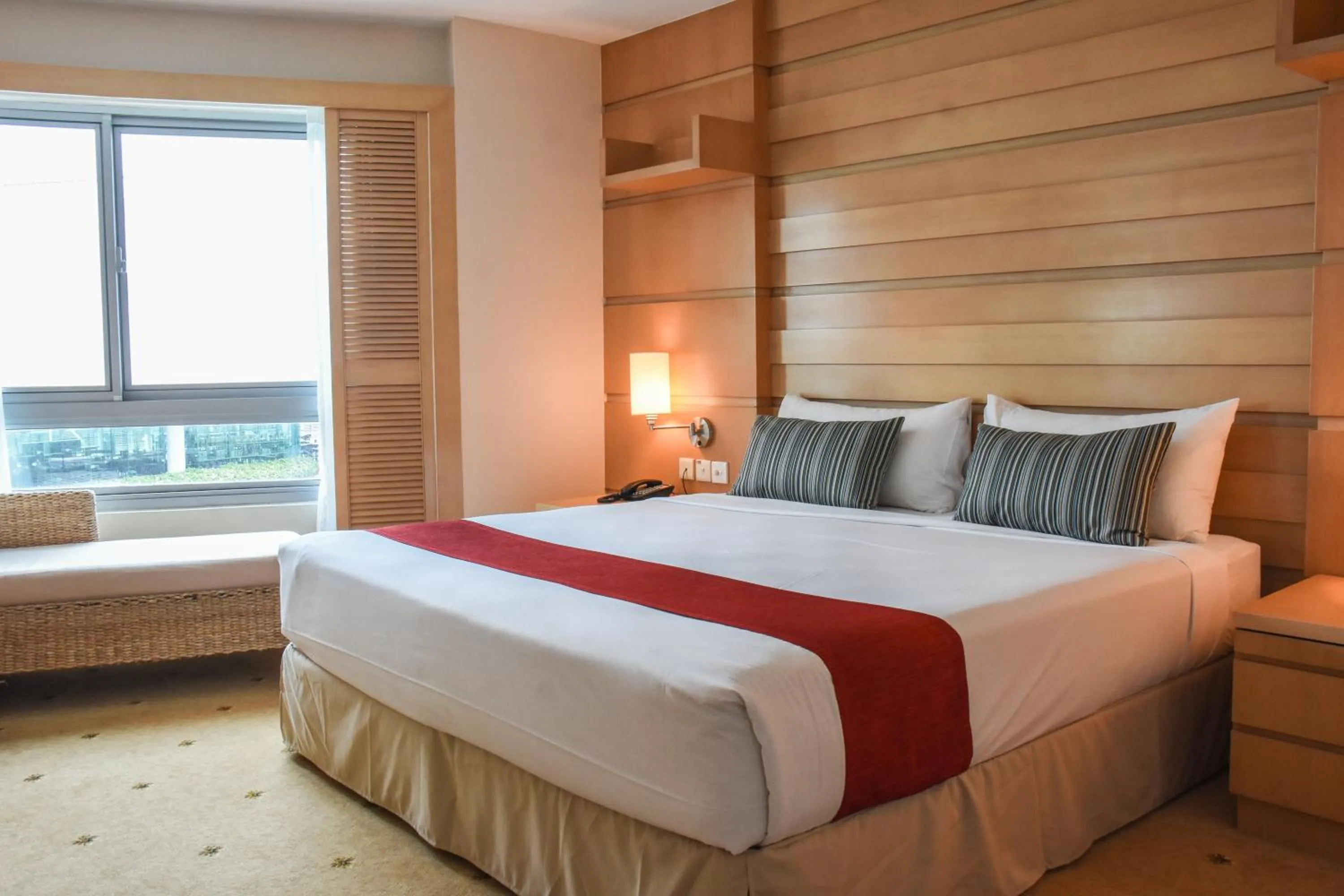 Bed in Republic of Singapore Yacht Club