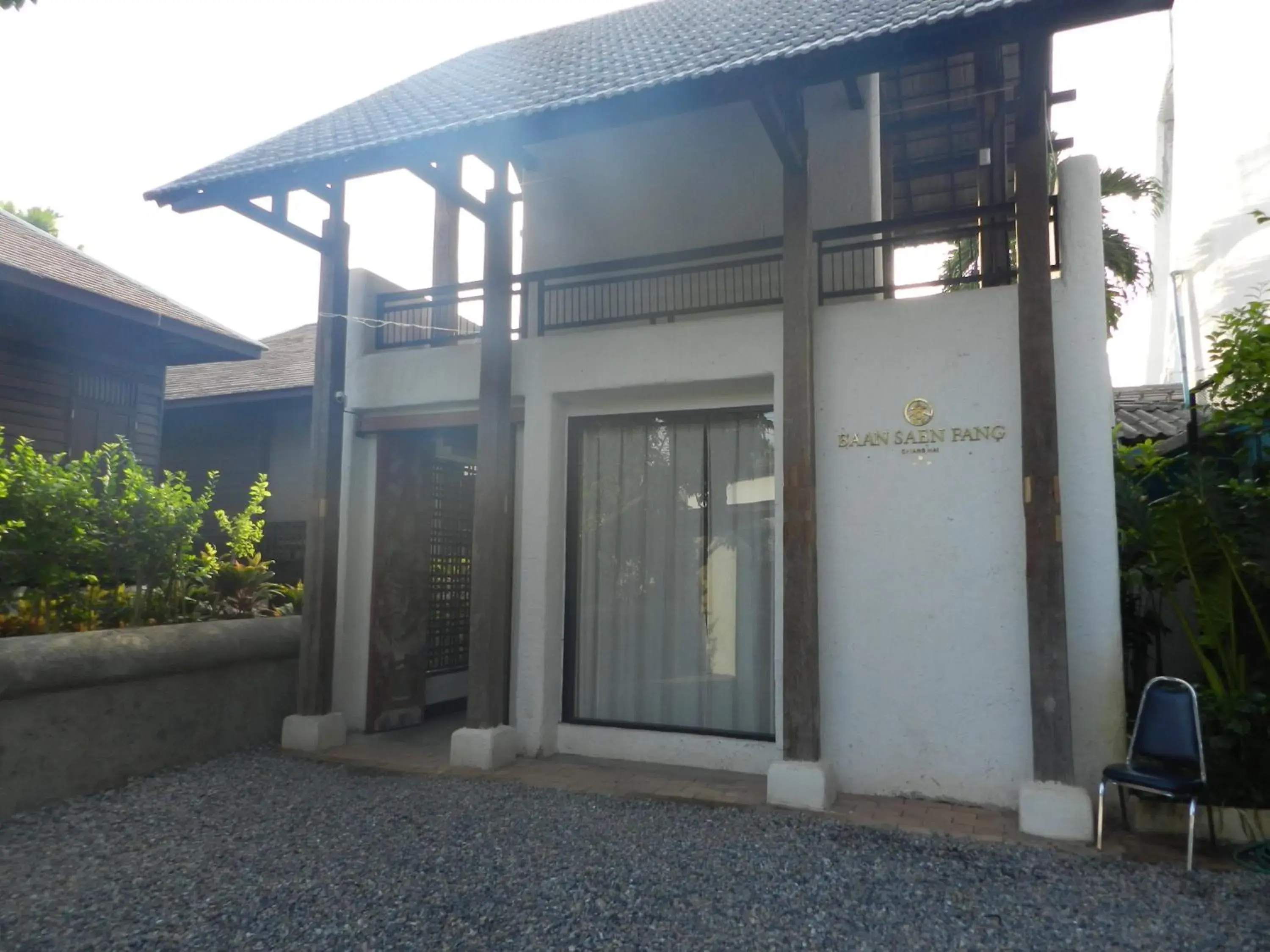 Facade/entrance in Baan Saen Fang Chiang Mai Facade/entrance in Baan Saen Fang Chiang Mai