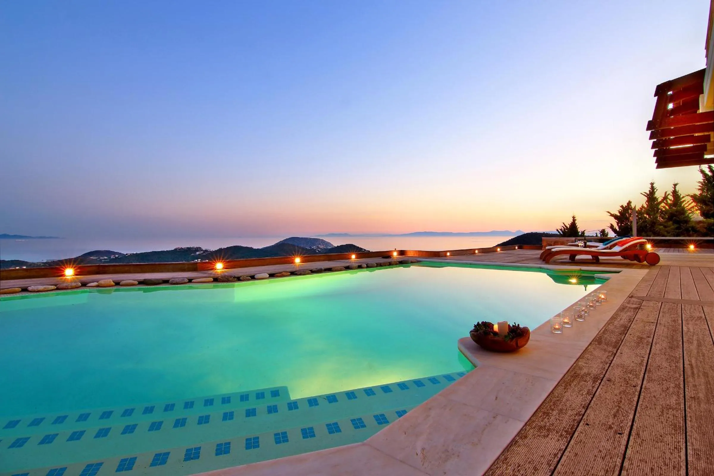 Patio in Villa TakeOff Saronida