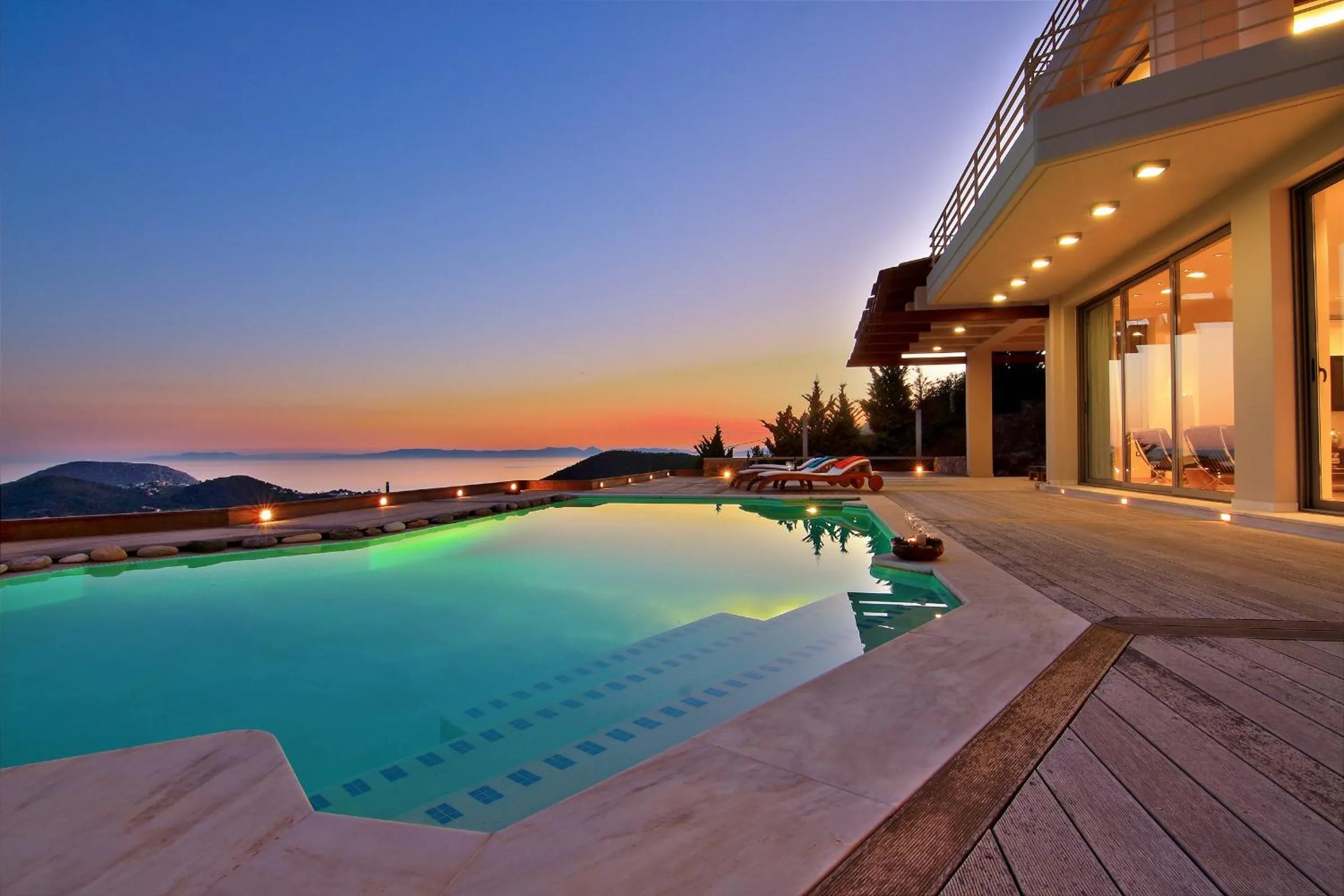 Patio in Villa TakeOff Saronida