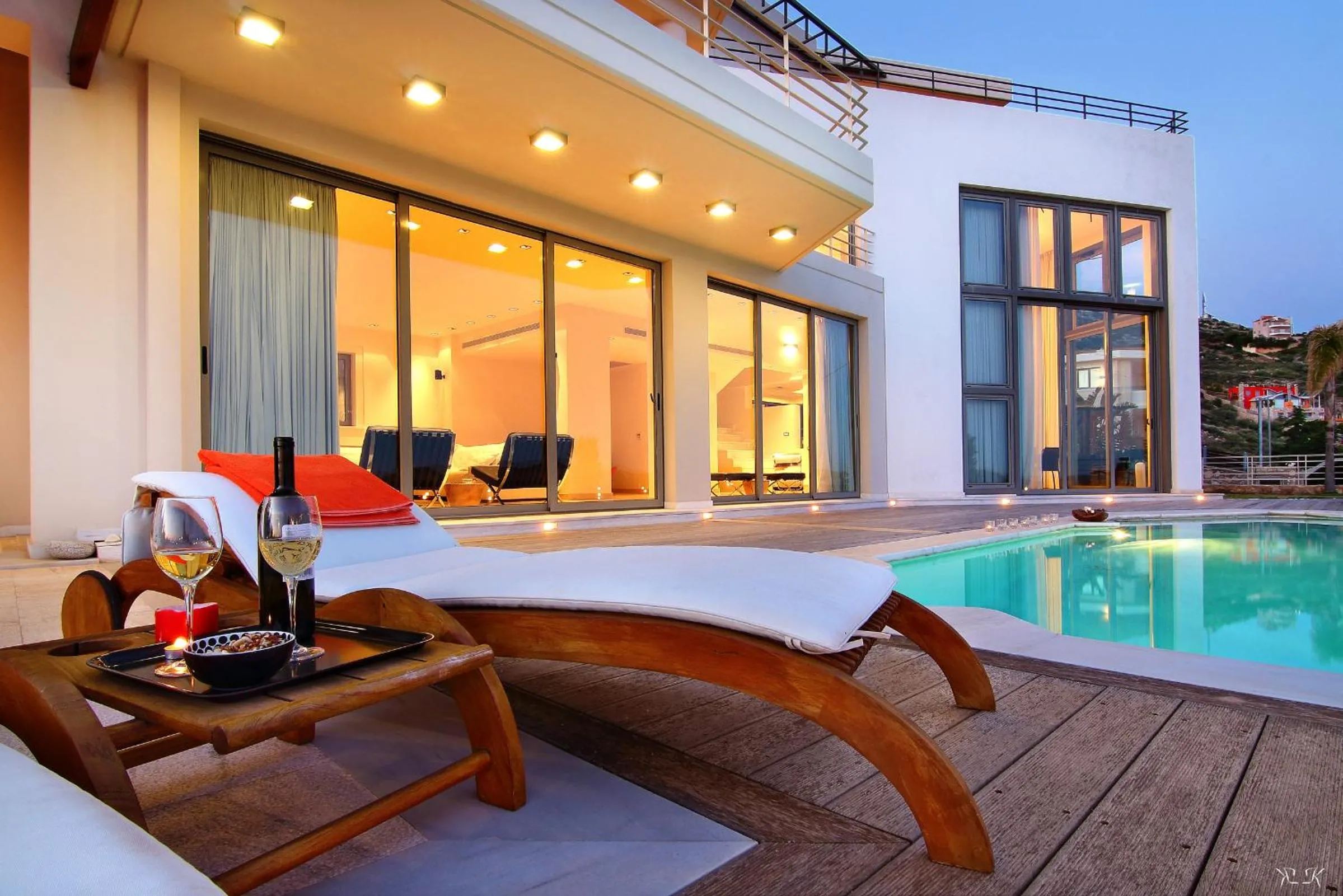 Patio in Villa TakeOff Saronida