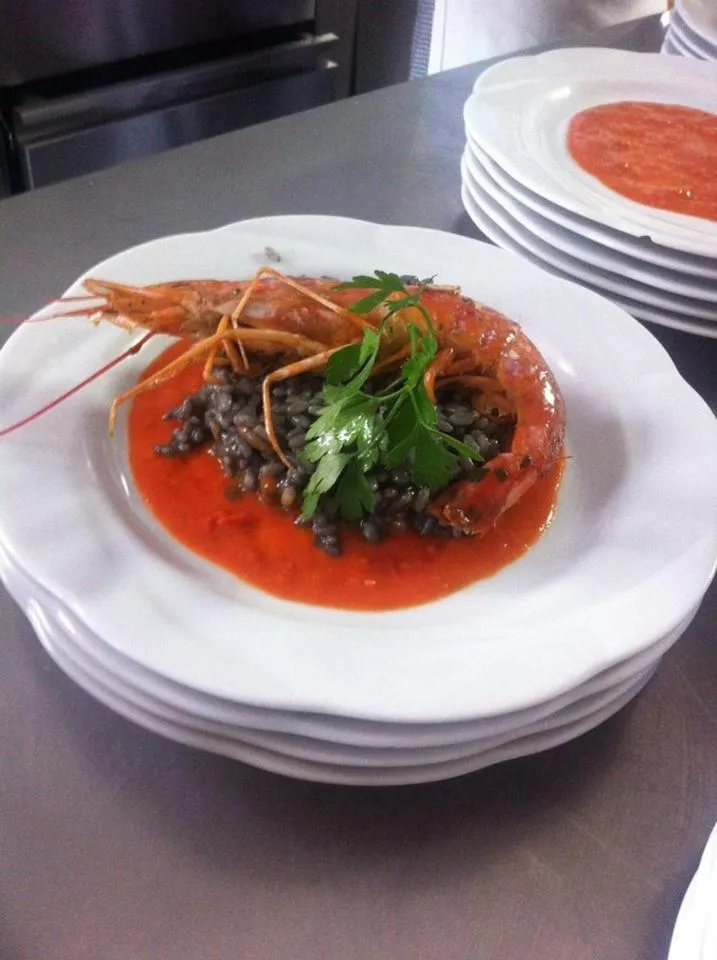 Food close-up in Hotel Oria