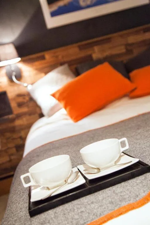 Bedroom, Bed in Hôtel Saint Charles Val Cenis