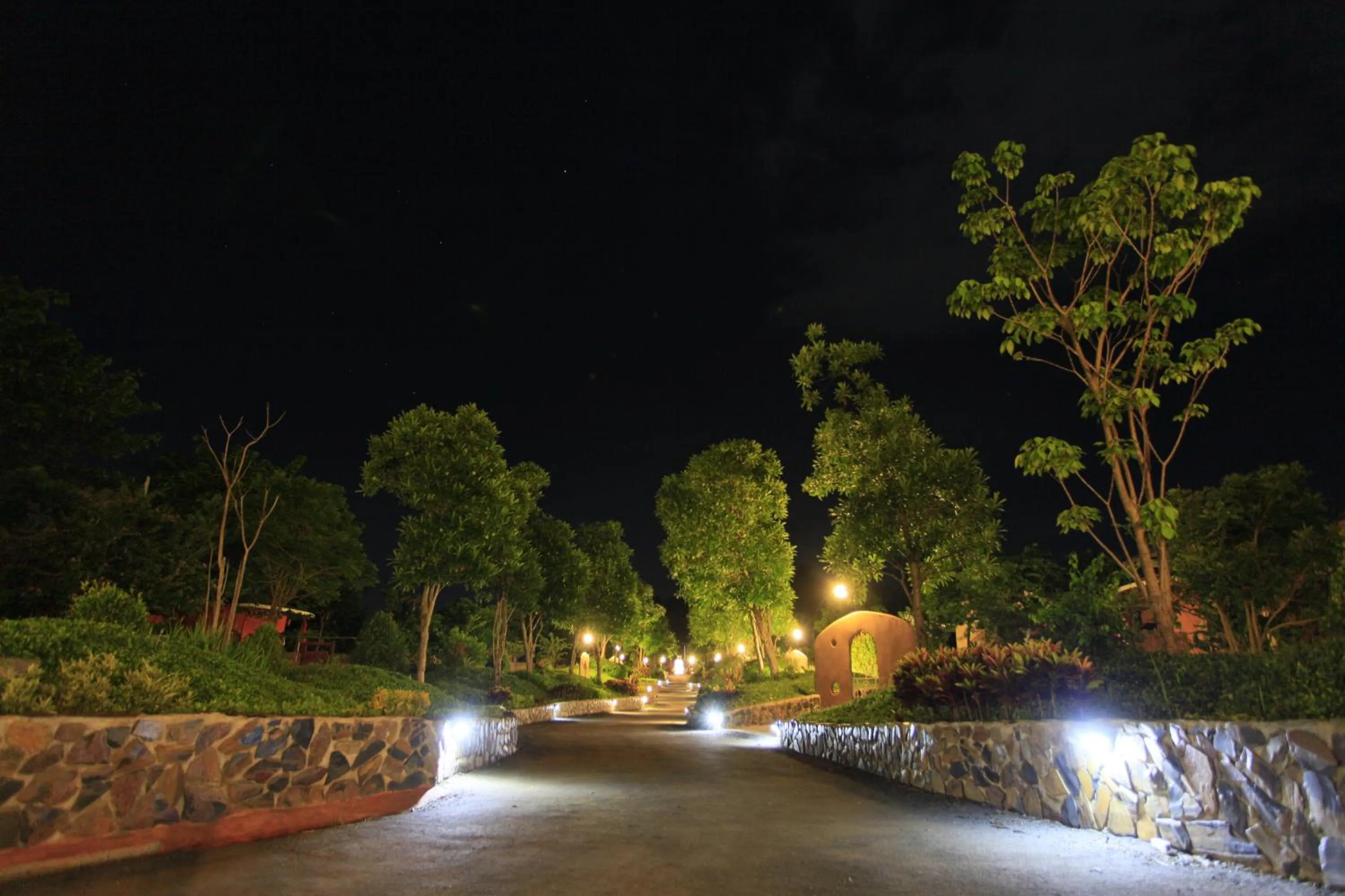 Night in Ville De La Vie Khao Yai