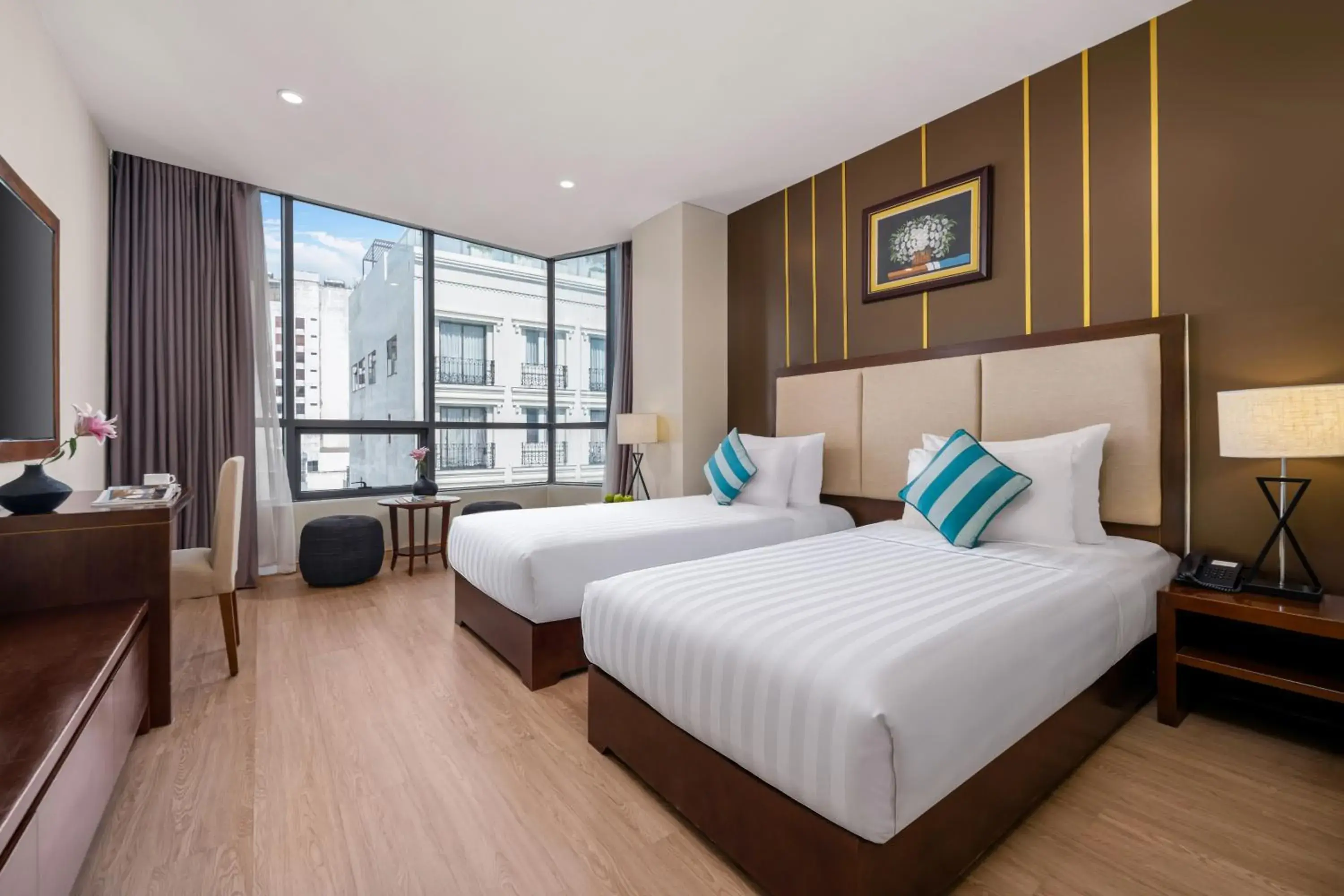 Superior Twin Room with City View in Avatar Danang Hotel Superior Twin Room with City View in Avatar Danang Hotel