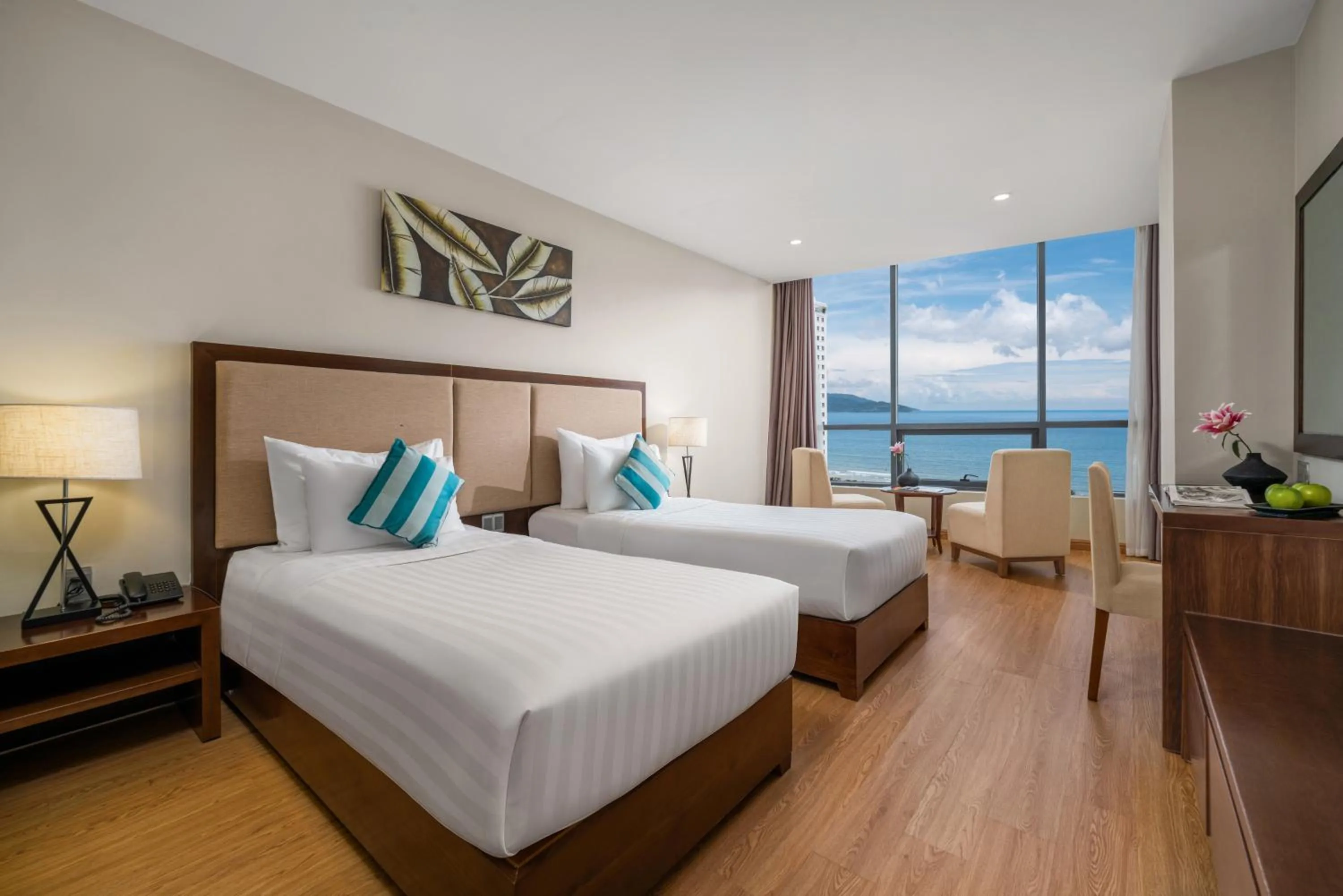 Bed in Avatar Danang Hotel