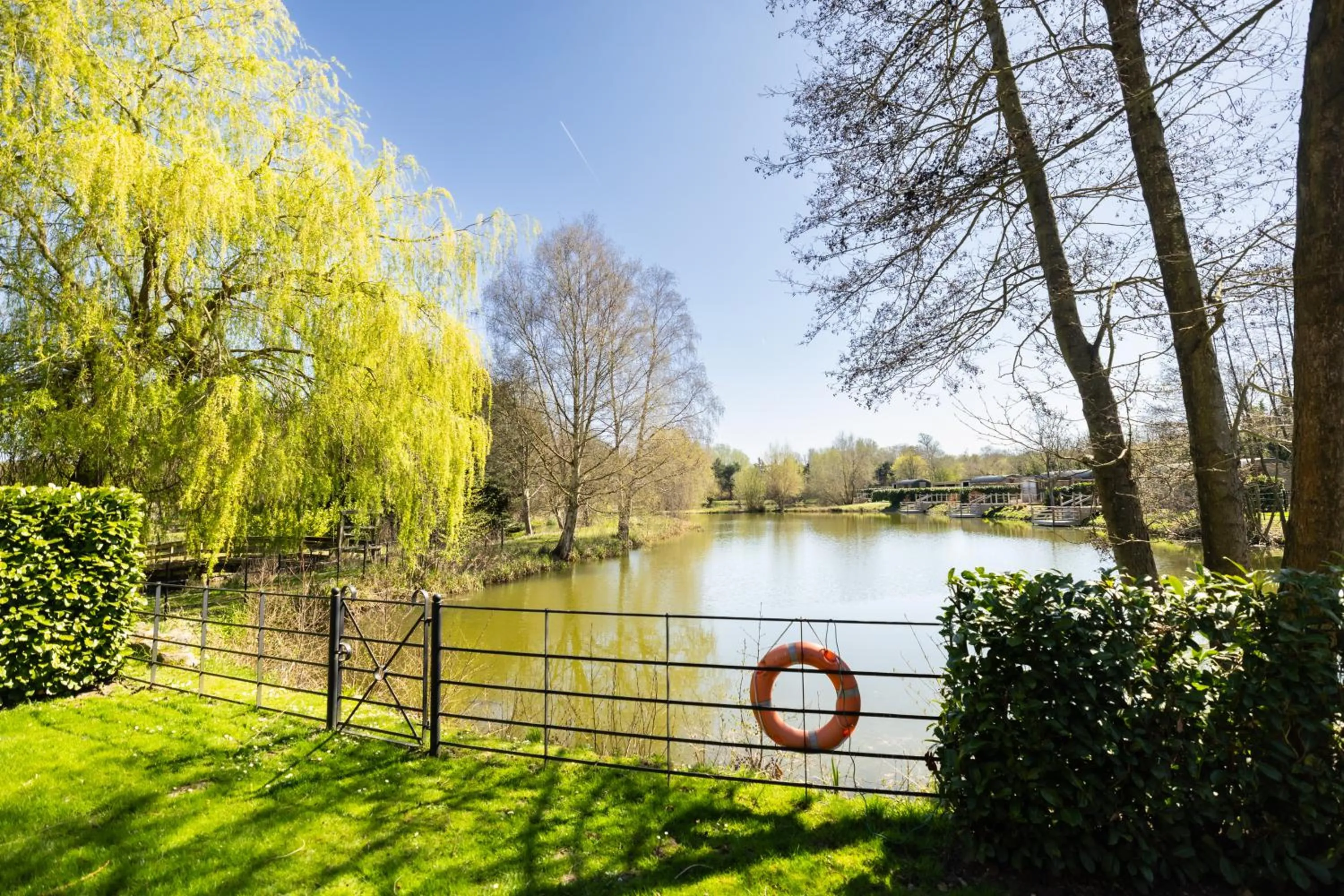 Lake view in Tewinbury Farm Hotel