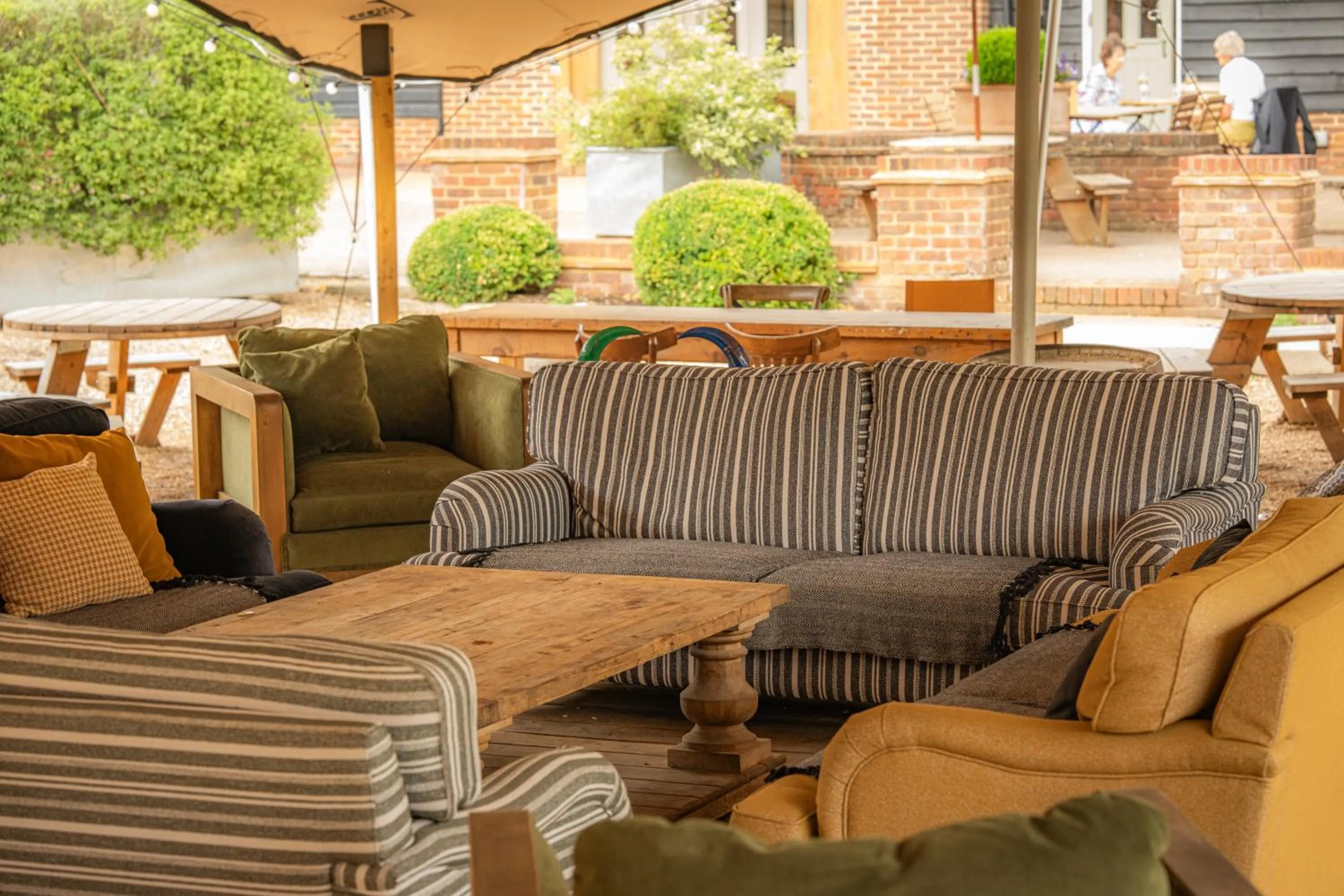 Seating area in Tewinbury Farm Hotel