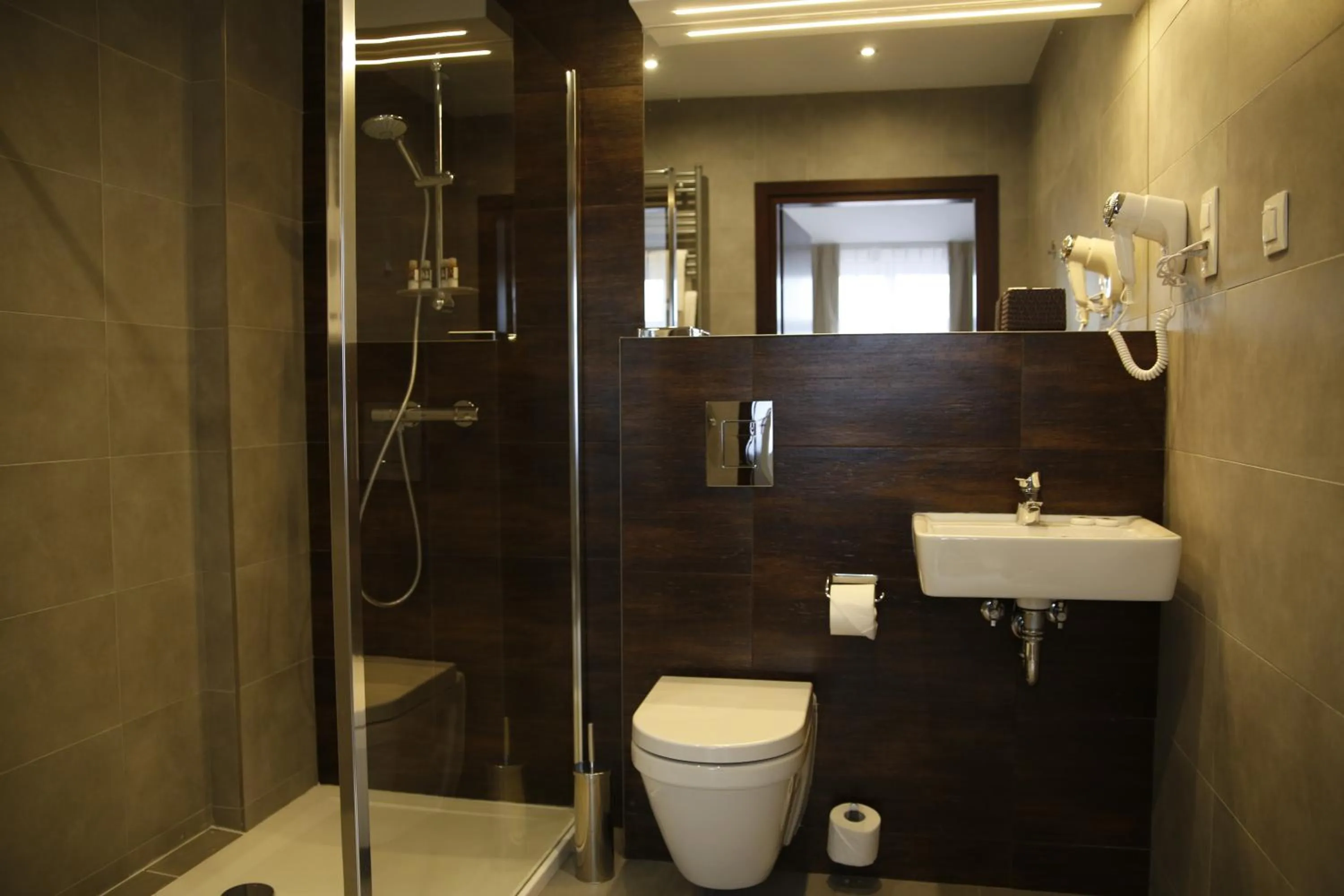 Shower in Hotel Chopin Bydgoszcz