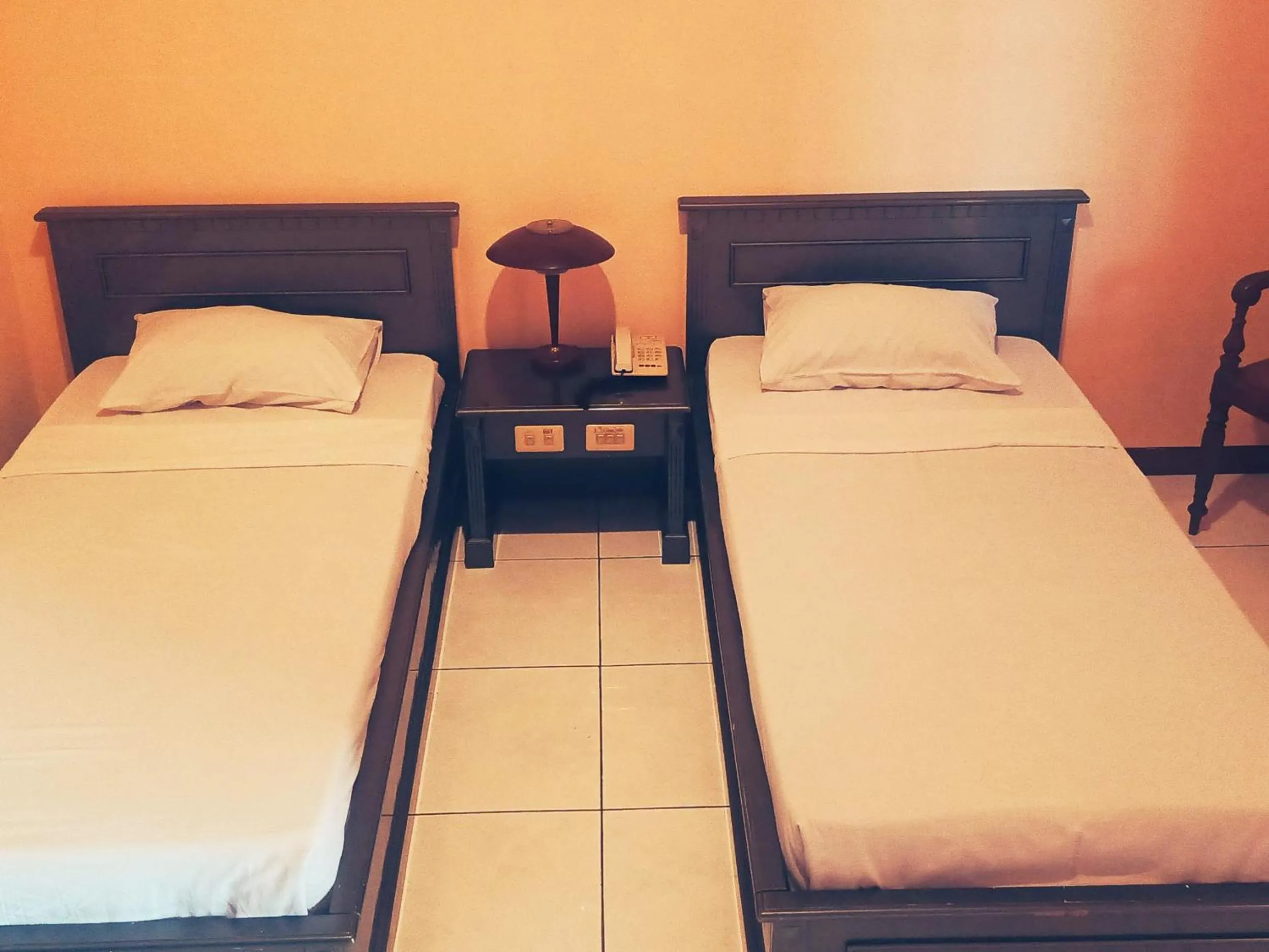 Bed in Hotel Wijaya Purwokerto