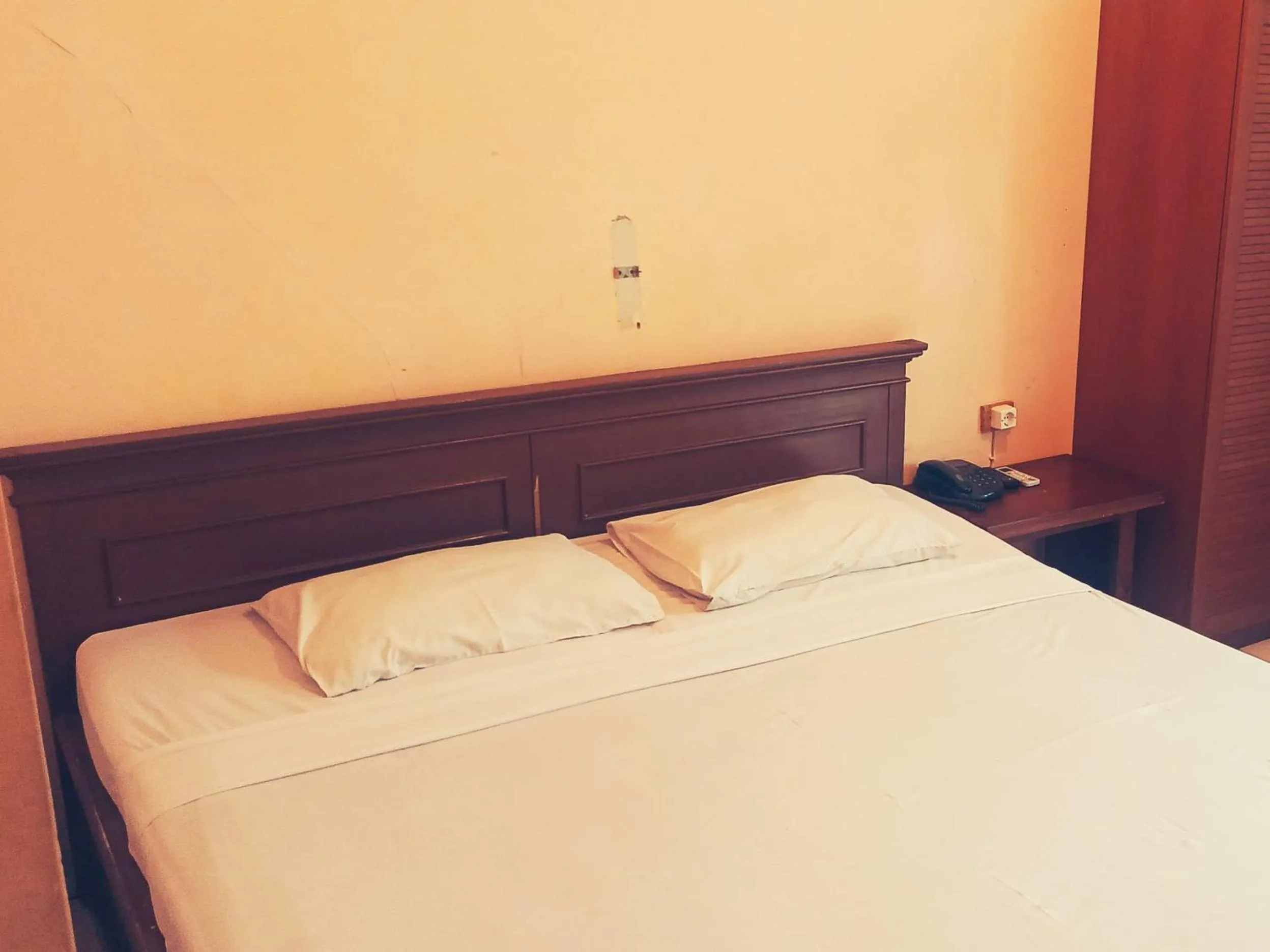 Bed in Hotel Wijaya Purwokerto