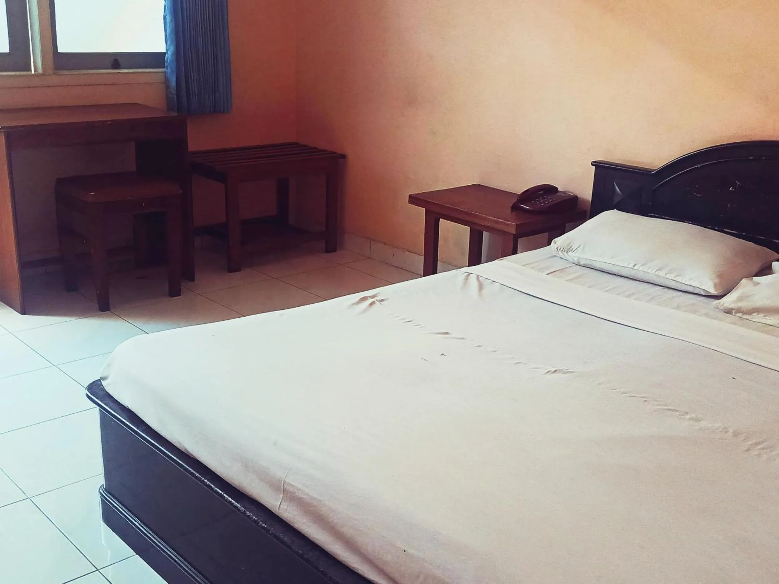 Bed in Hotel Wijaya Purwokerto