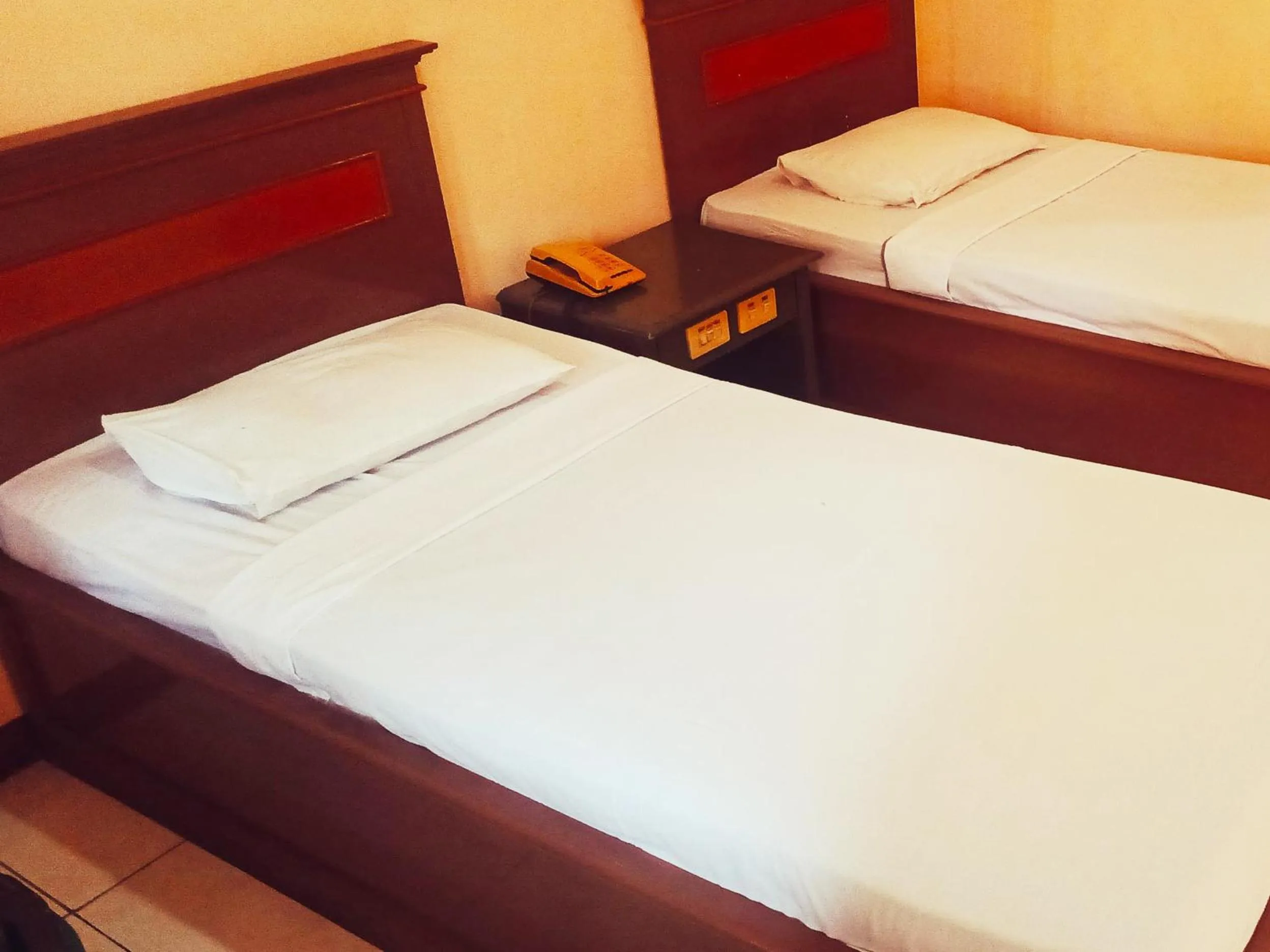Bed in Hotel Wijaya Purwokerto