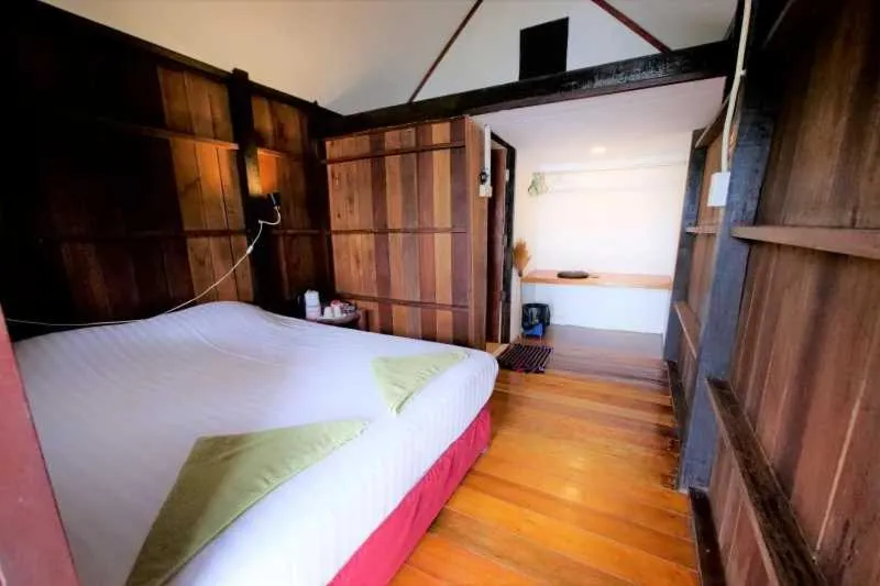 Photo of the whole room, Bed in Poseidon Bungalows
