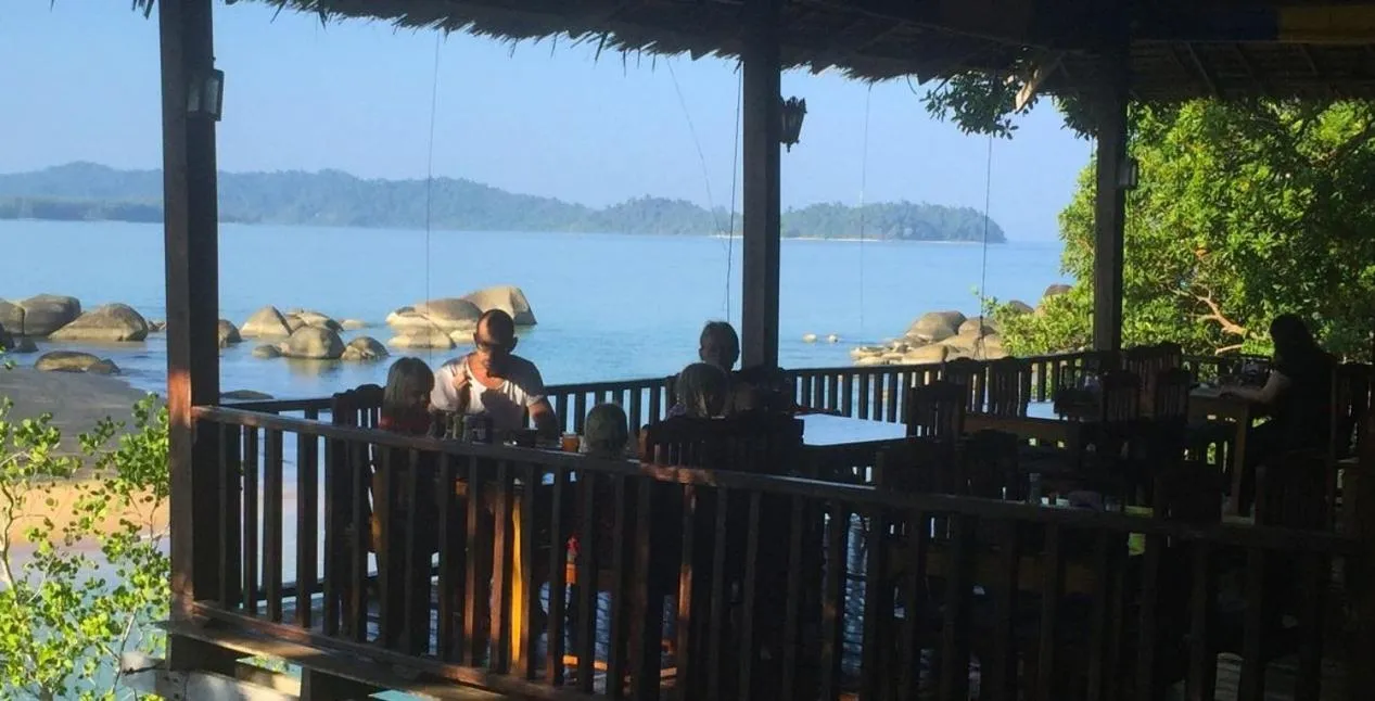 Lounge or bar in Poseidon Bungalows