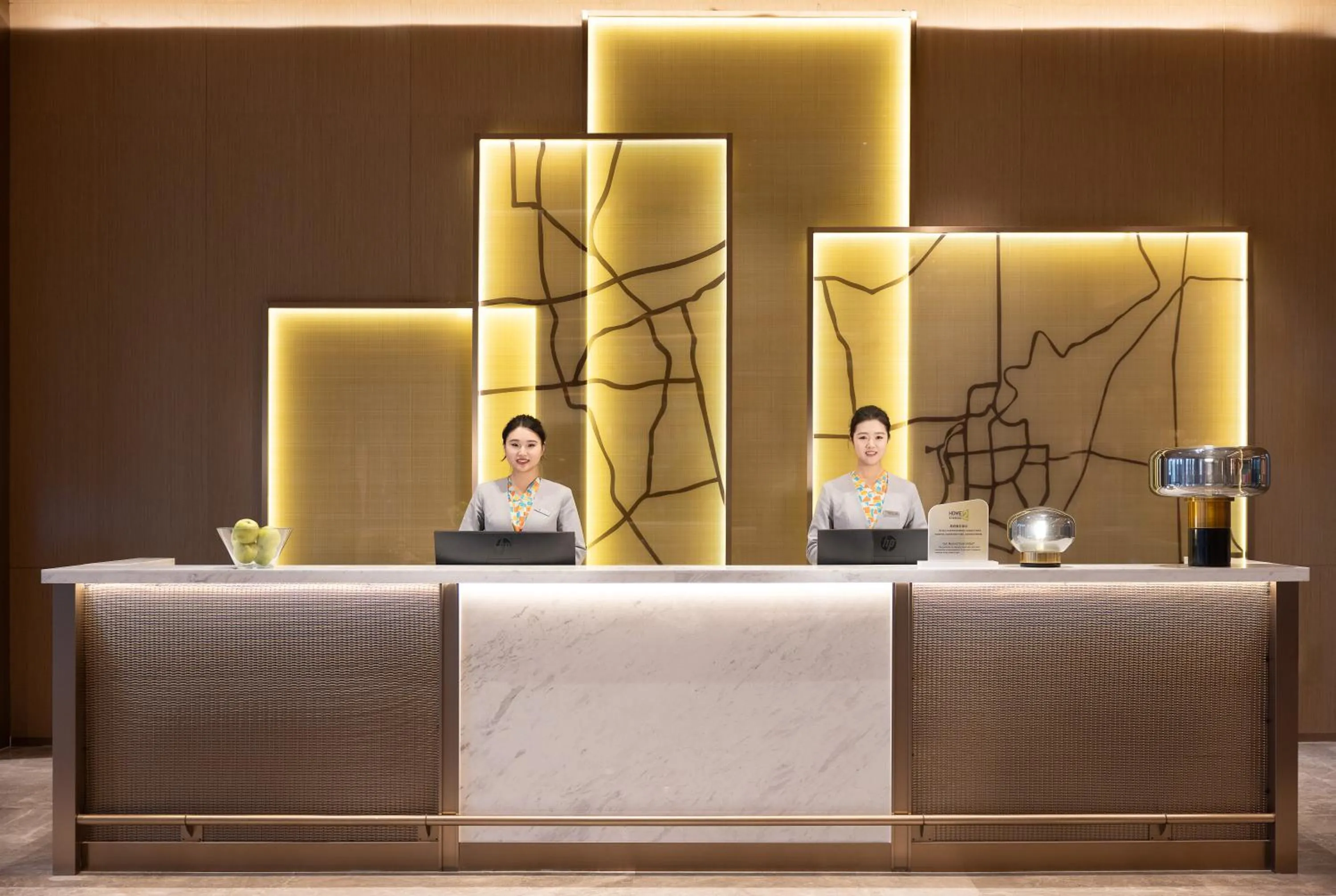 Lobby or reception in Home2 Suite by Hilton Fuyang Taihe