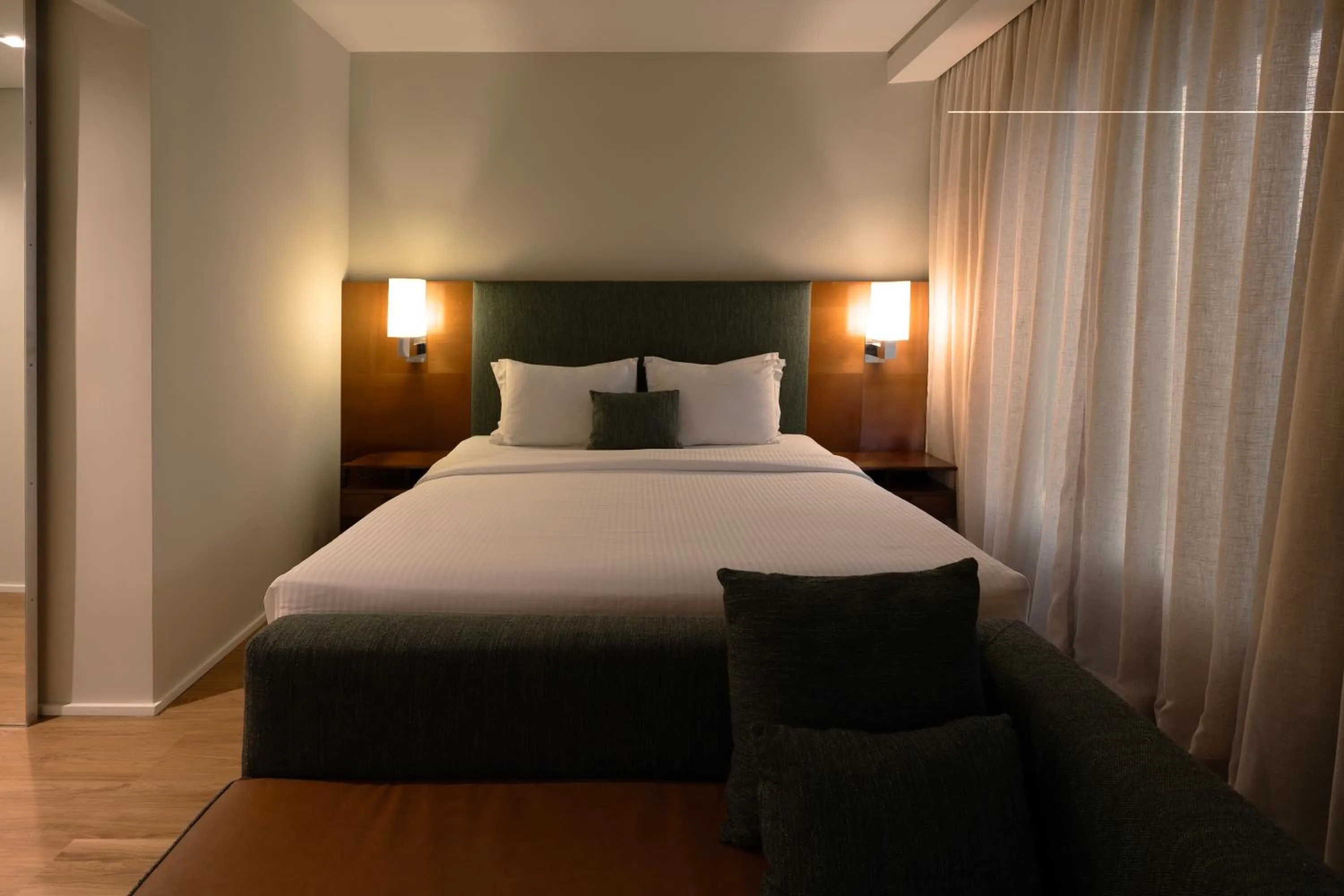 Bedroom, Bed in Estanplaza Berrini