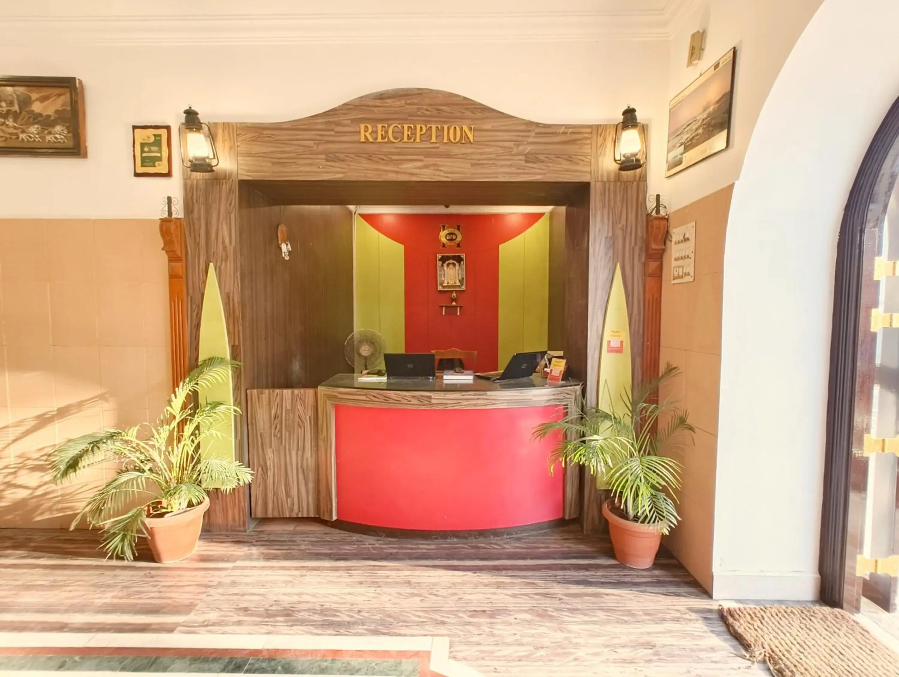 Lobby or reception in Hare Rama Hare Krishna - EESHA Hotel Lobby or reception in Hare Rama Hare Krishna - EESHA Hotel