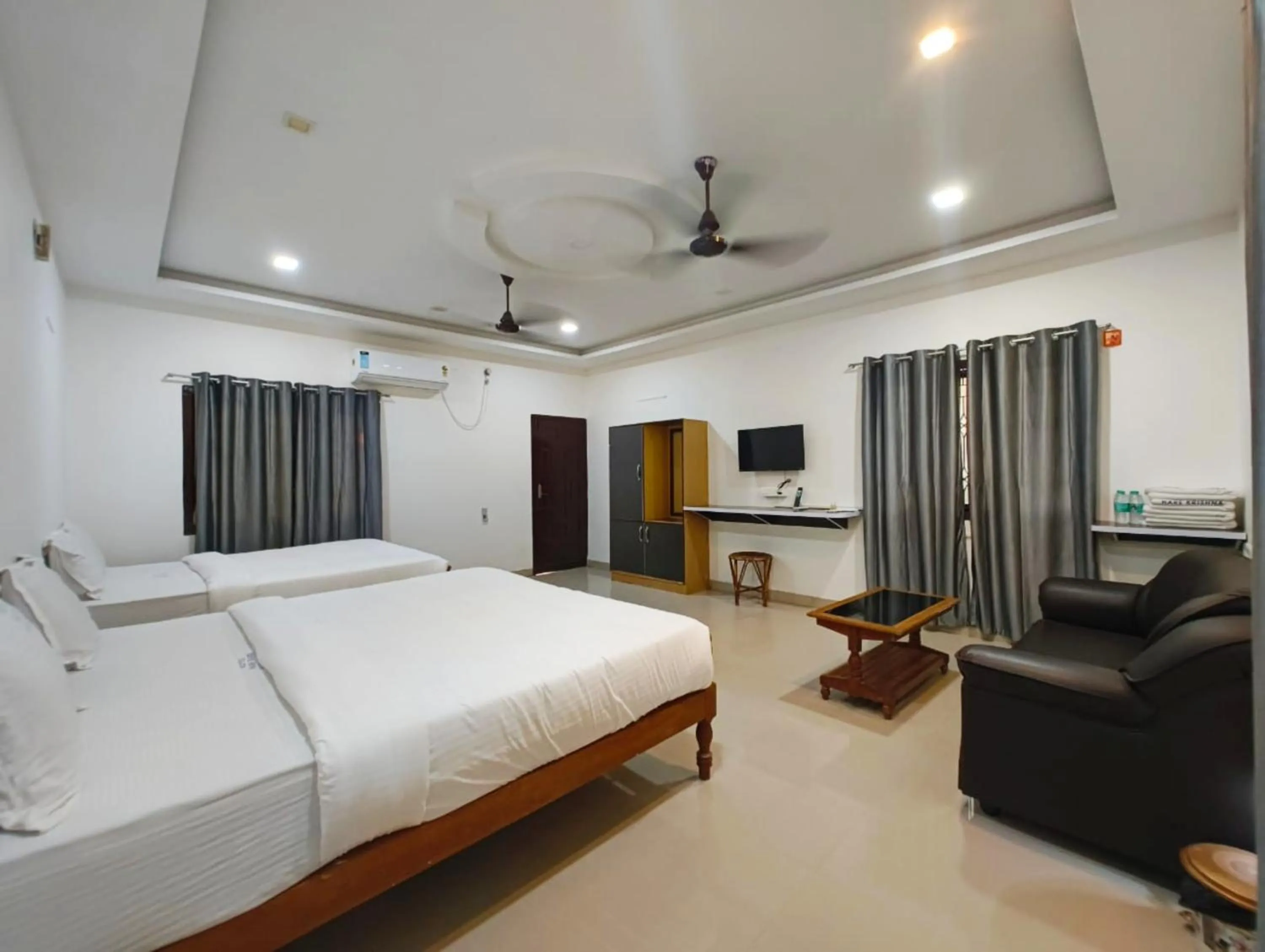 Bed in Hare Rama Hare Krishna - EESHA Hotel