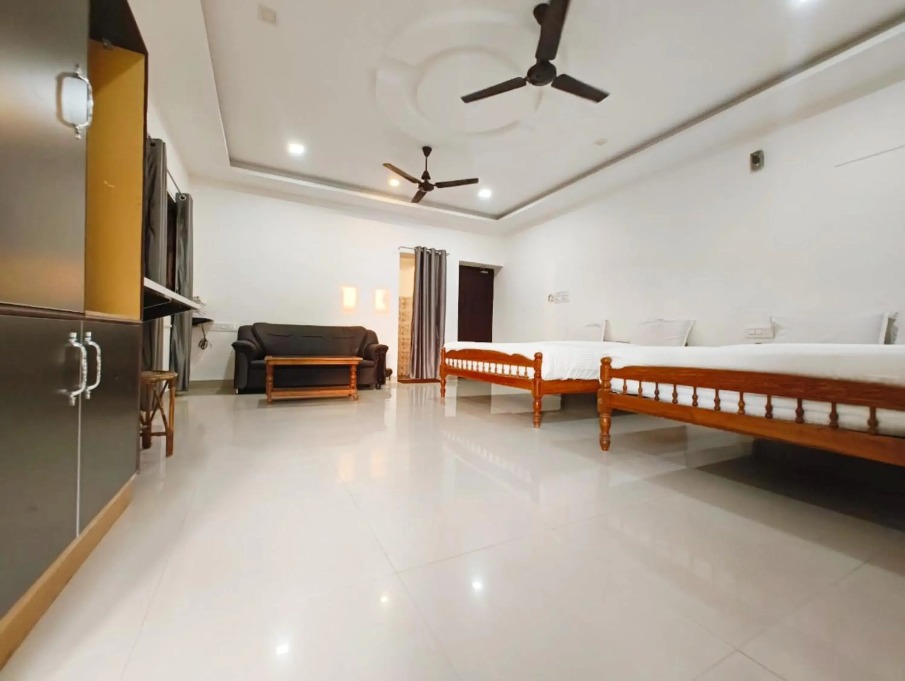 View (from property/room), Bed in Hare Rama Hare Krishna - EESHA Hotel View (from property/room), Bed in Hare Rama Hare Krishna - EESHA Hotel