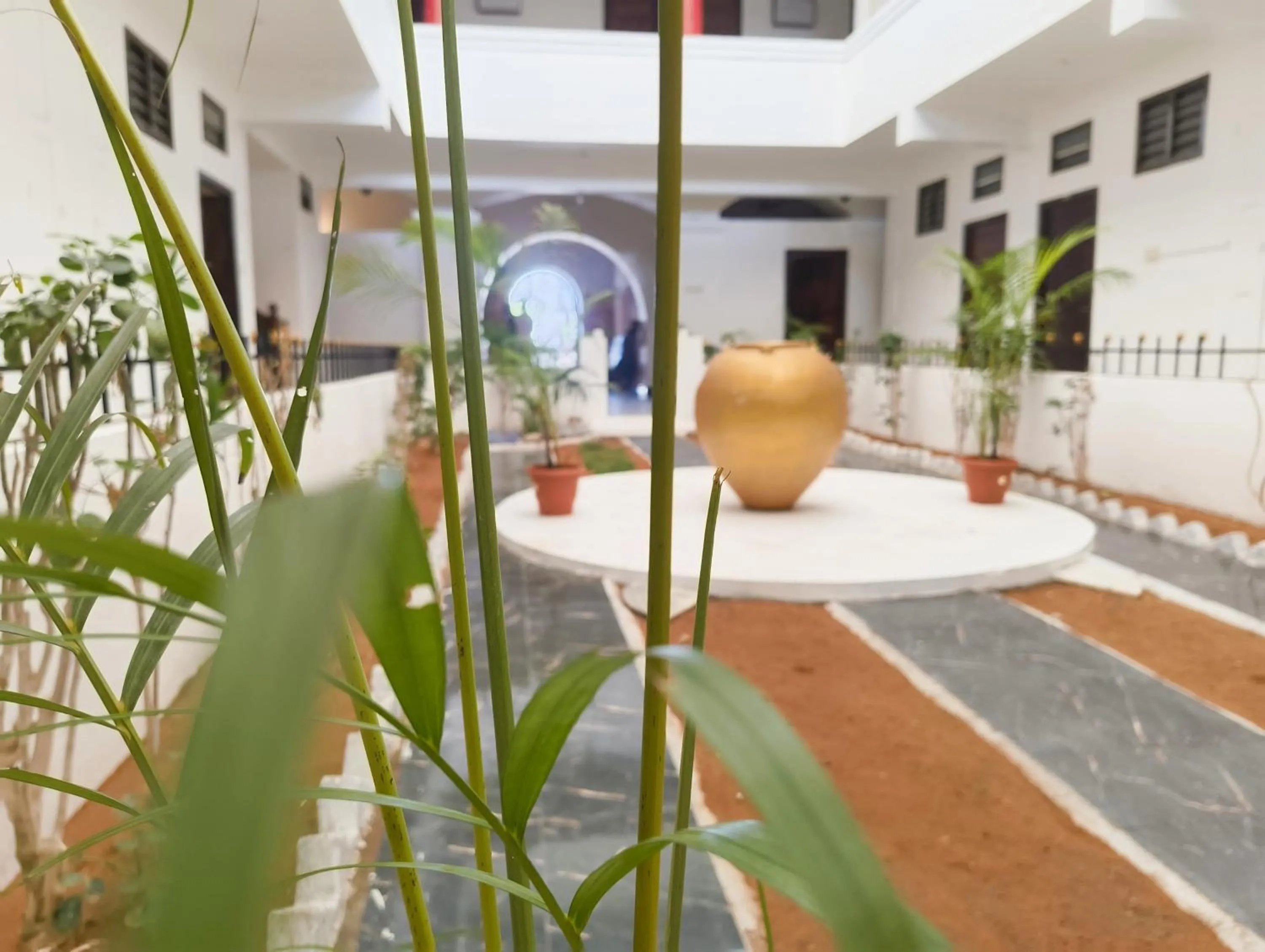 Inner courtyard view in Hare Rama Hare Krishna - EESHA Hotel